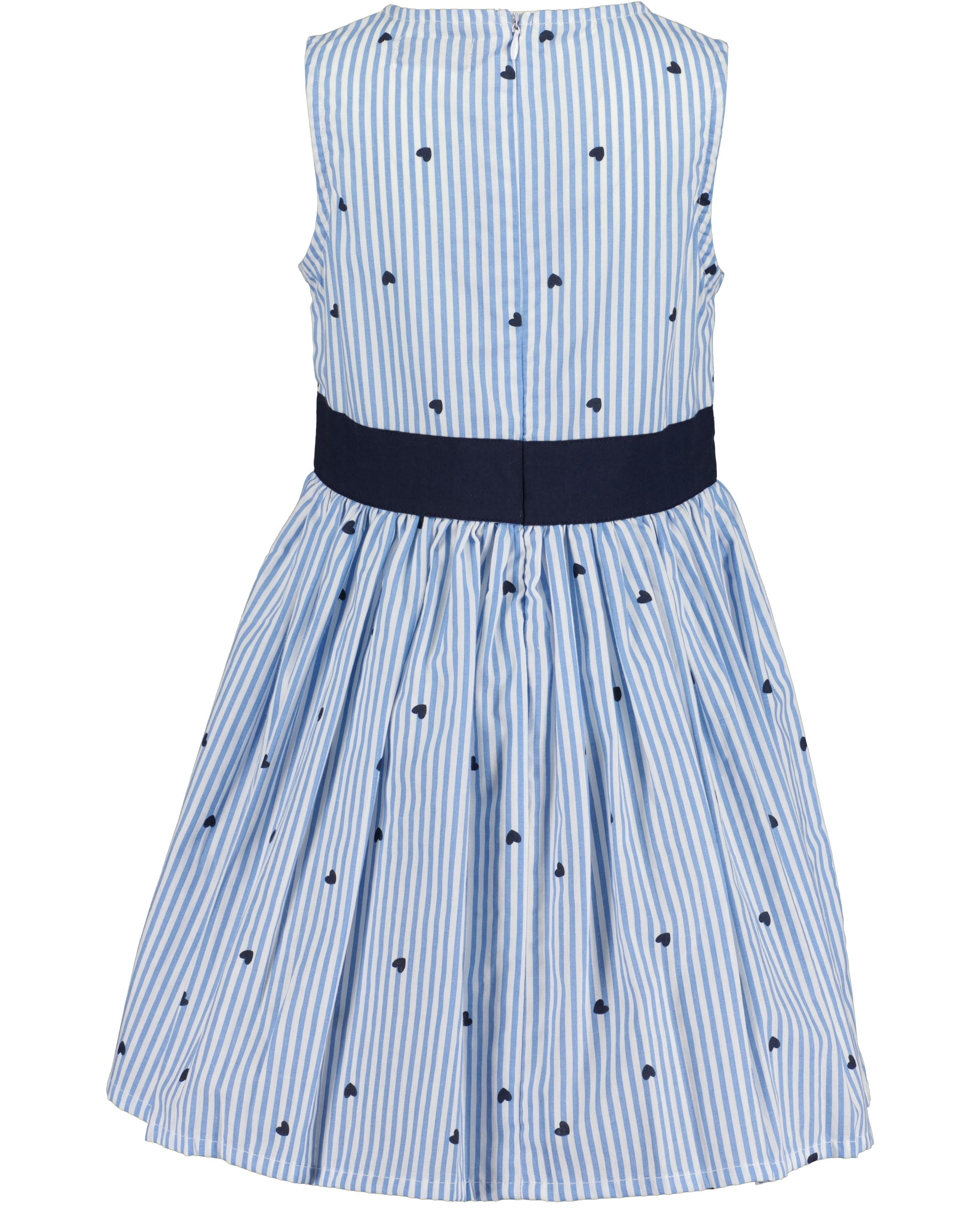 Blue Seven Sommerkleid im zeitlosem Streifen-Design mit tollem Herzen-Allover – Bild 2 von 3