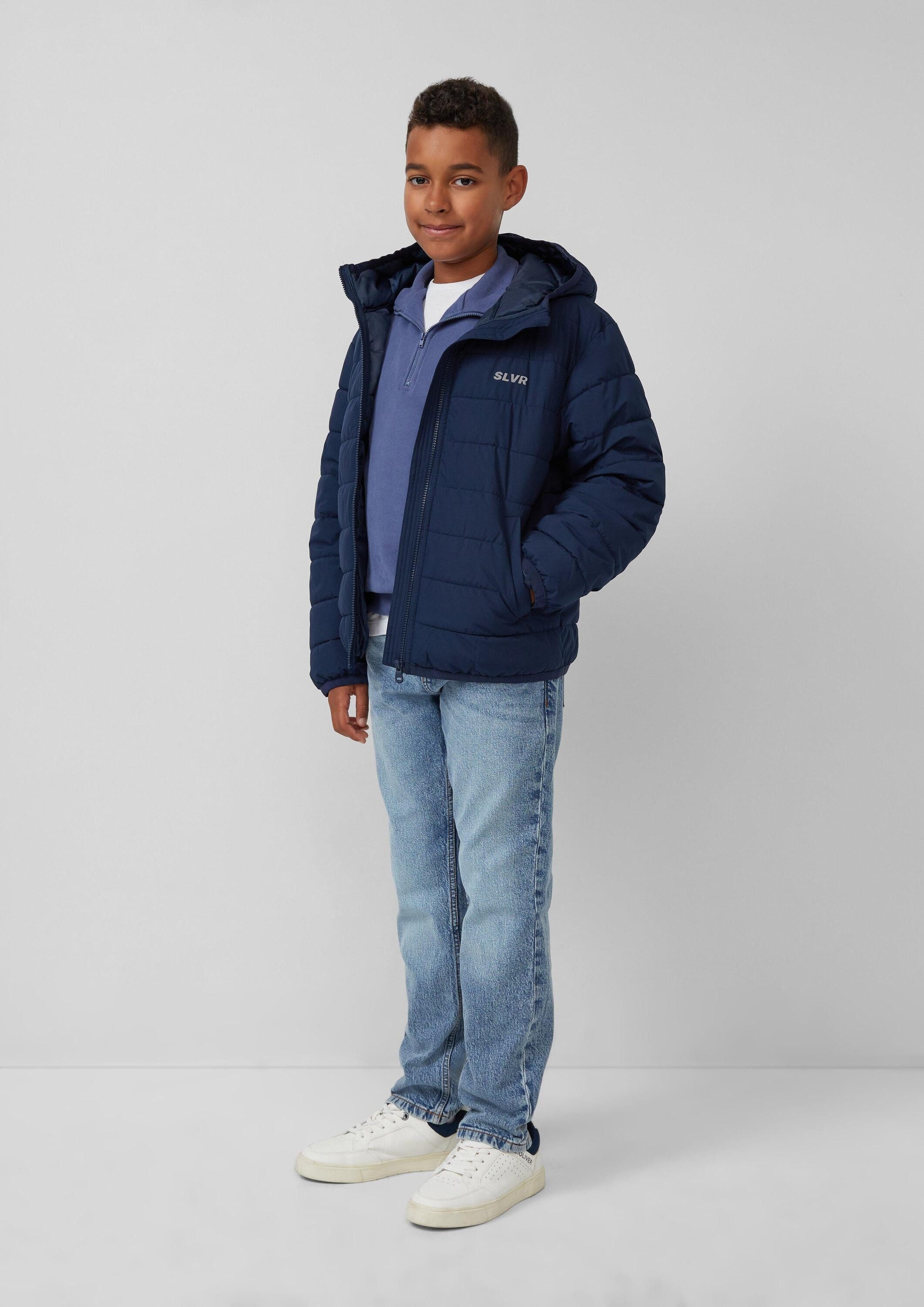 s.Oliver Sweatshirt Sweatshirt Sweatshirt mit Troyer-Kragen