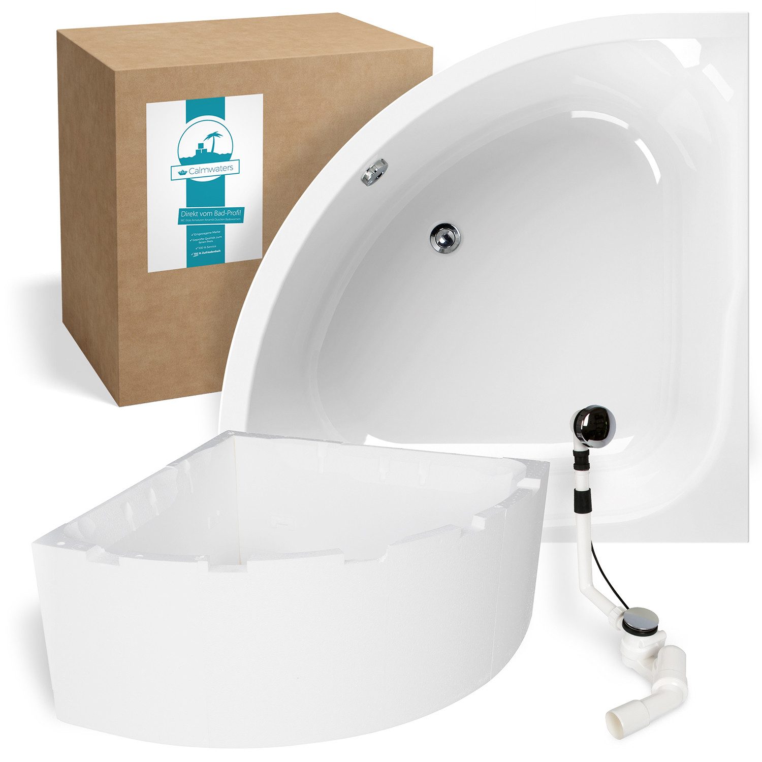 Calmwaters Eckwanne Modern Small 2, (3-tlg), günstig online kaufen