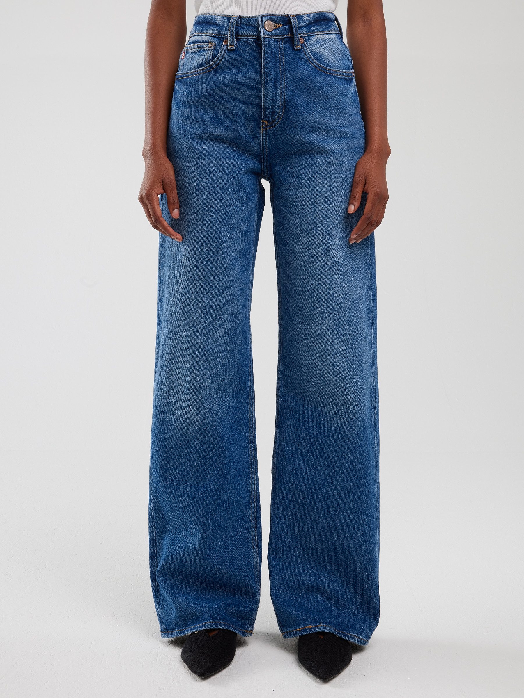 BIG STAR Weite Jeans ATREA hohe günstig online kaufen