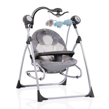 Cangaroo Babywippe Babywippe Swing Star, mit Fernbedienung, Musik, Timer und Mobile