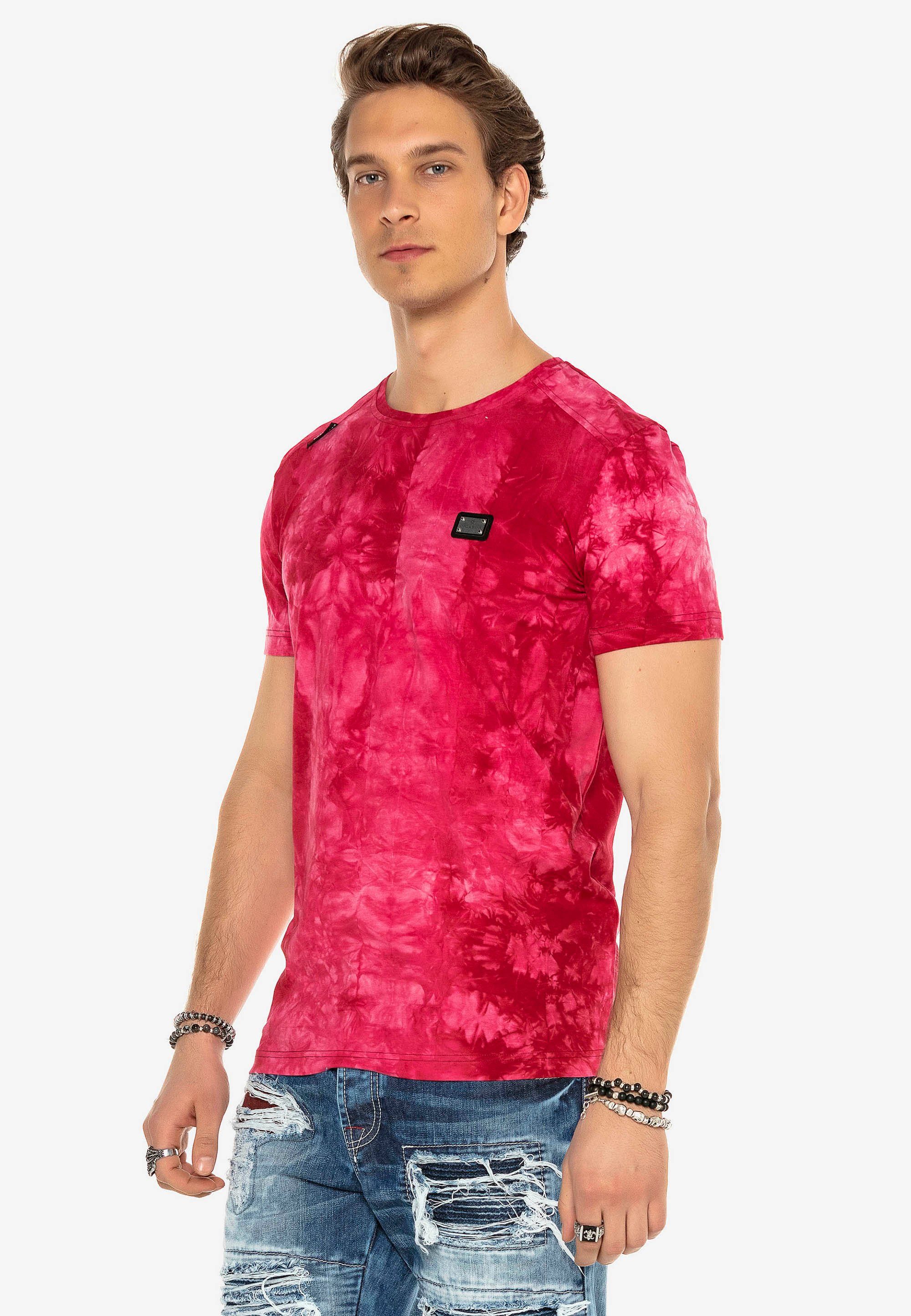 rot in & Baxx T-Shirt Batik-Look Cipo tollem