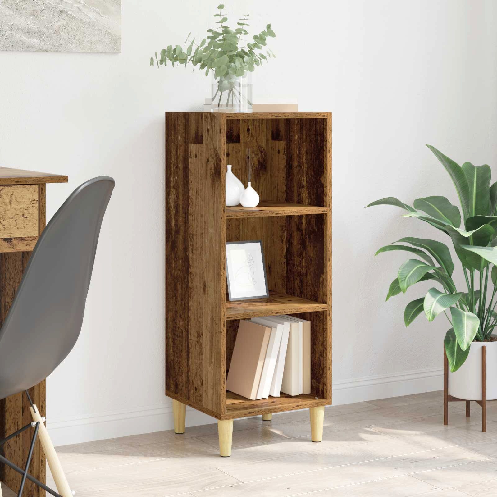 vidaXL Sideboard Sideboard Altholz 34,5 x 32,5 x 90 cm Holzwerkstoff (1 St)