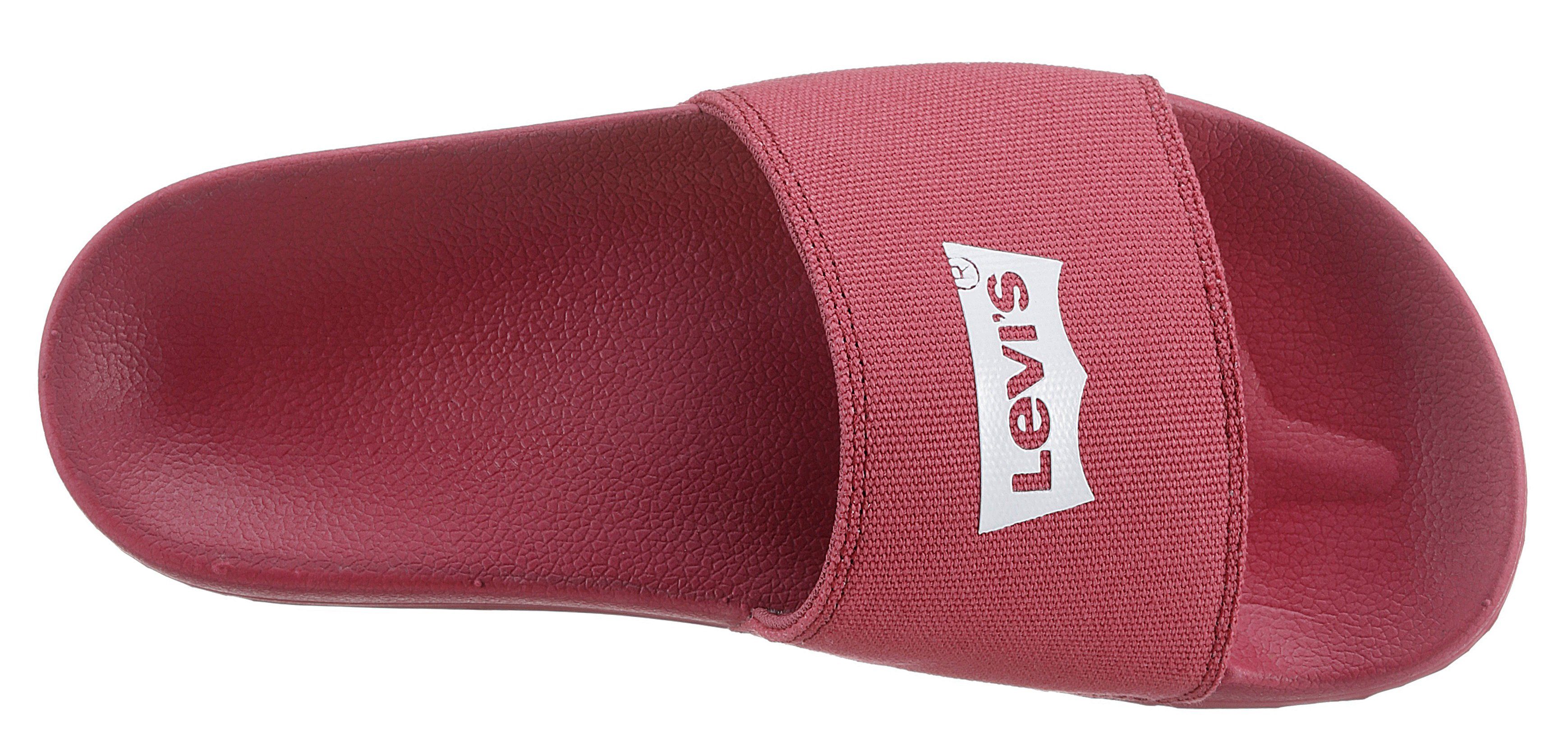 Levi's® BATWING Logodruck schönem beere JUNE S mit Pantolette