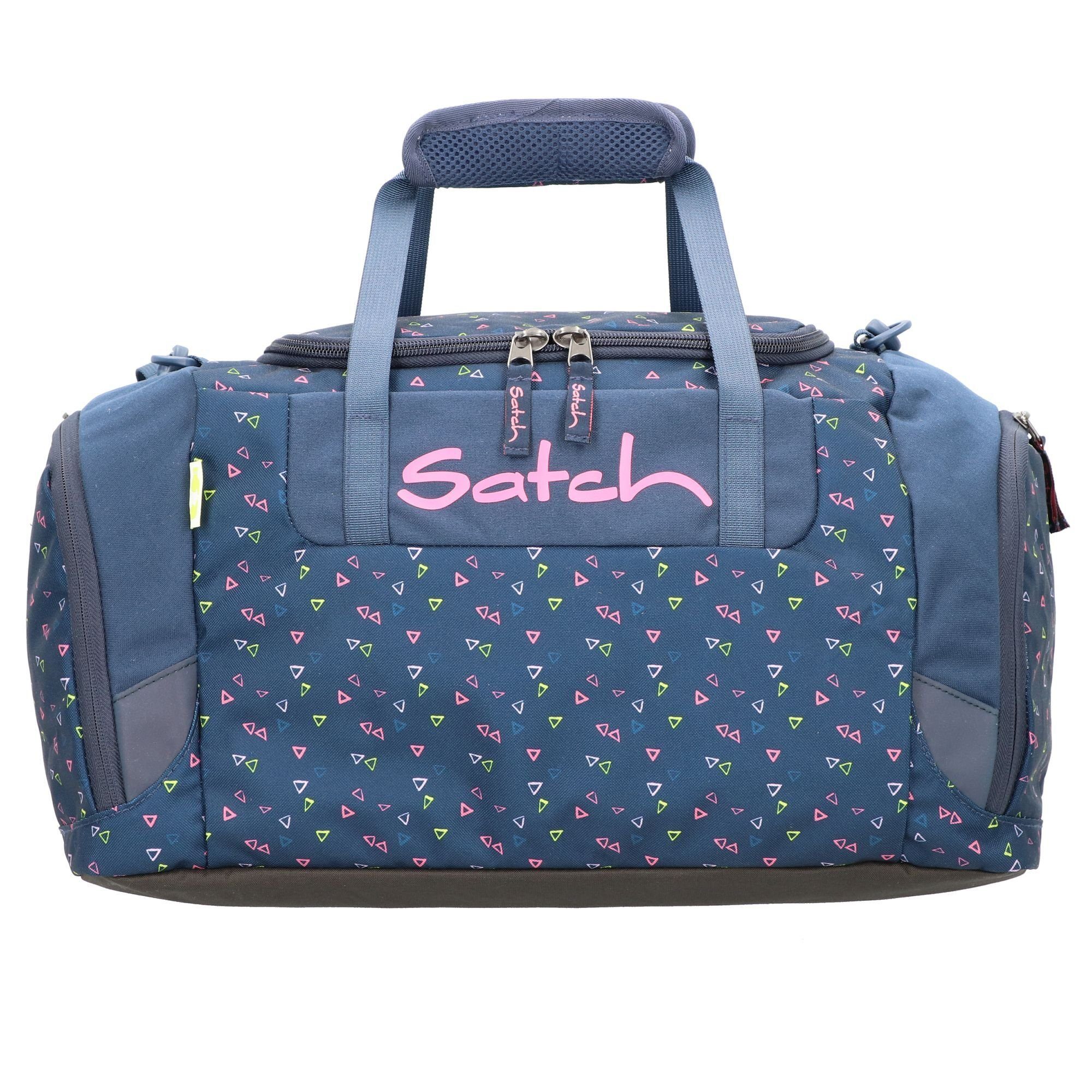 Satch Sporttasche, PET kleine dreiecke blau rosa gelb | Sporttaschen