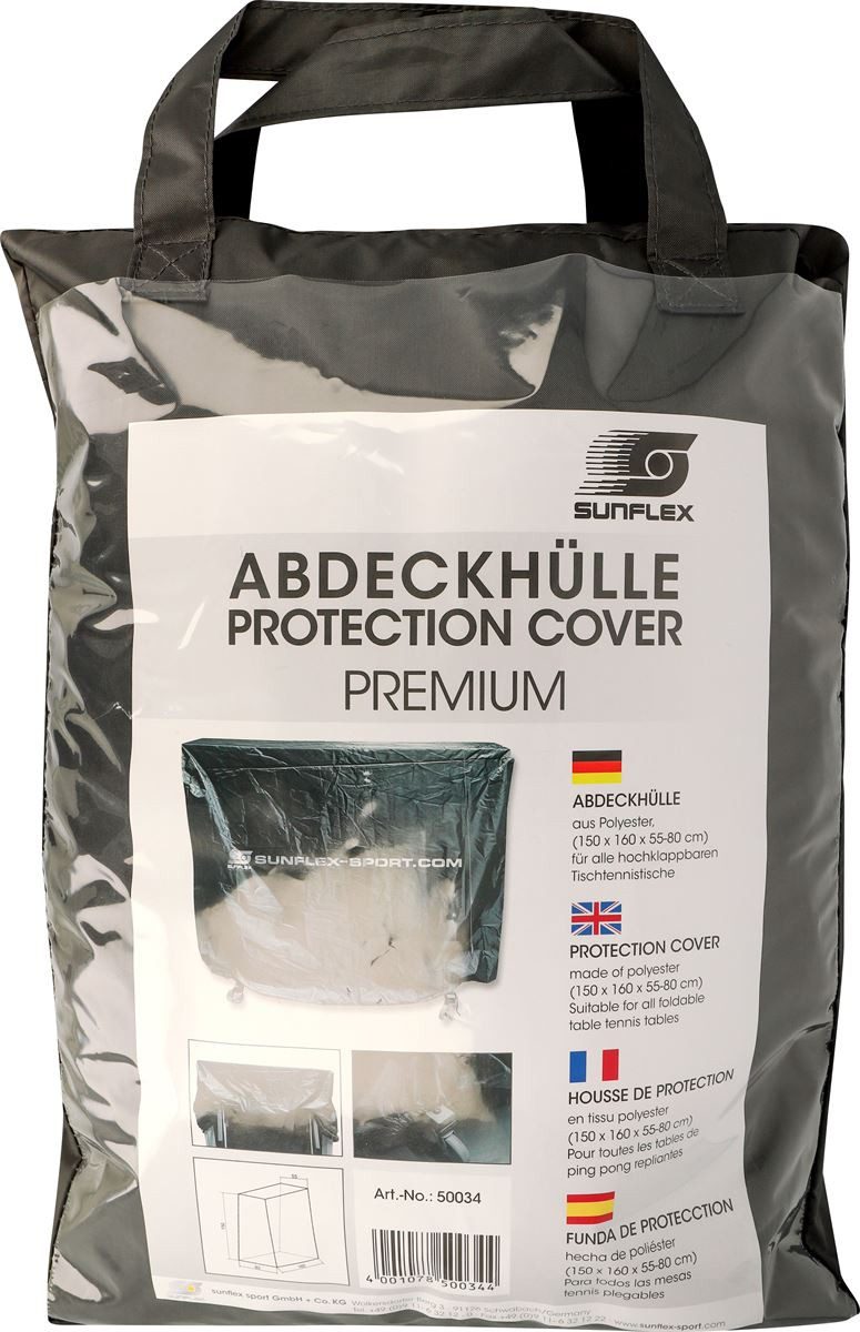 Sunflex Tischtennisplatte Tischtennisplatte Abdeckhülle Premium, Bag