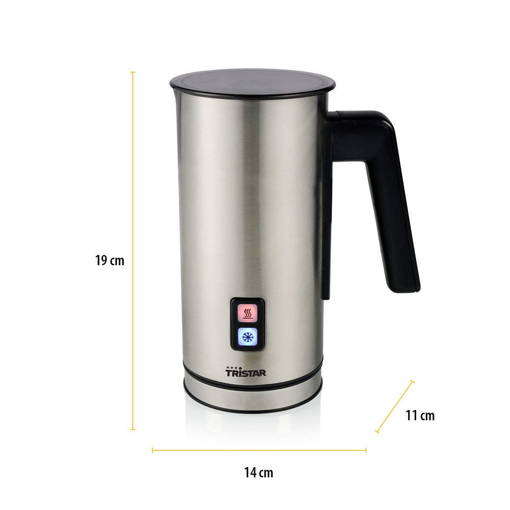 Tristar Milchaufschäumer Tristar MK-2277 Milchaufschäumer Edelstahl 550 W, 550.00 W