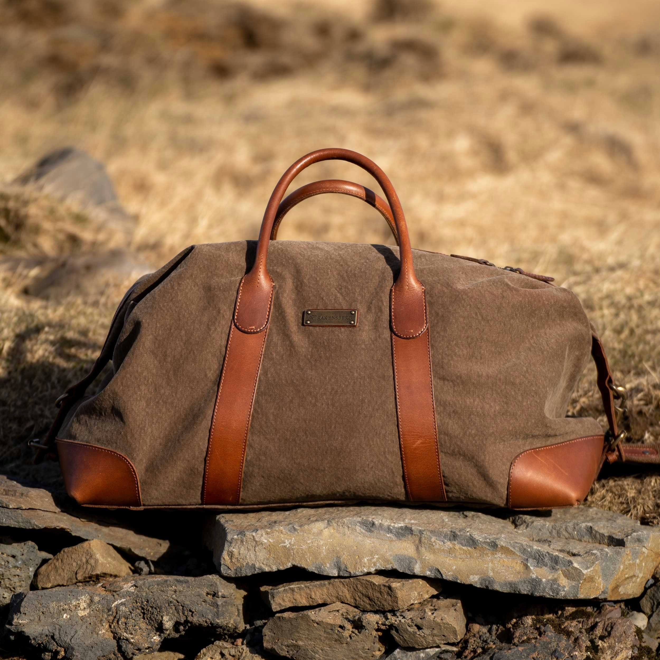 DRAKENSBERG Reisetasche Weekender »David« (M) Oliv-Grün, günstig online kaufen