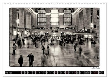 CALVENDO Wandkalender Manhattan Memories - Erinnerungen an New York (Premium, hochwertiger DIN A2 Wandkalender 2023, Kunstdruck in Hochglanz)