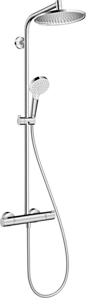 hansgrohe Duschsystem »Crometta S«, Höhe 120,1 cm, 1 Strahlart(en), Set, mit Thermostat, chrom