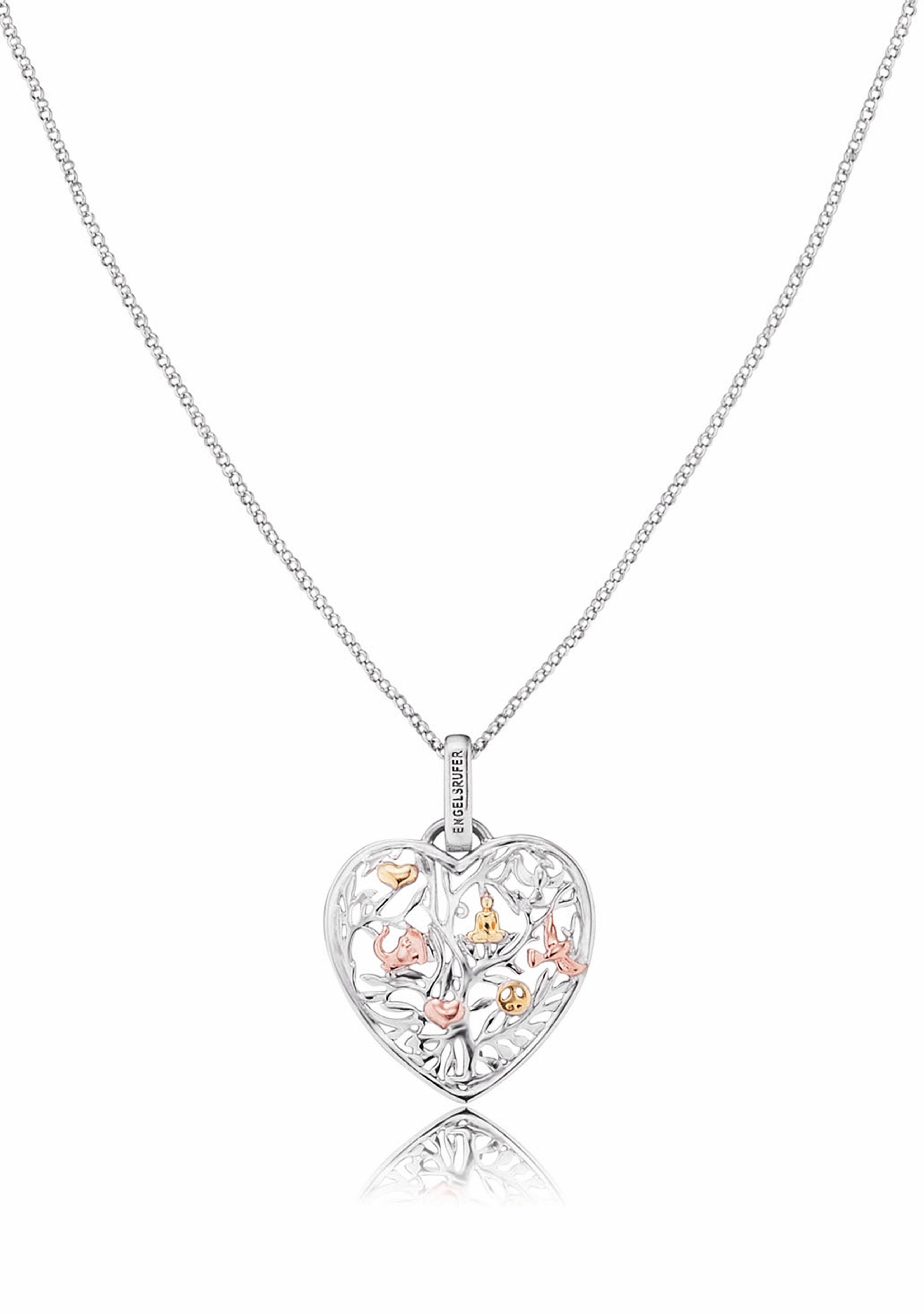 Engelsrufer Kette mit Anhänger With love KETTE LEBENSBAUM HERZ günstig online kaufen