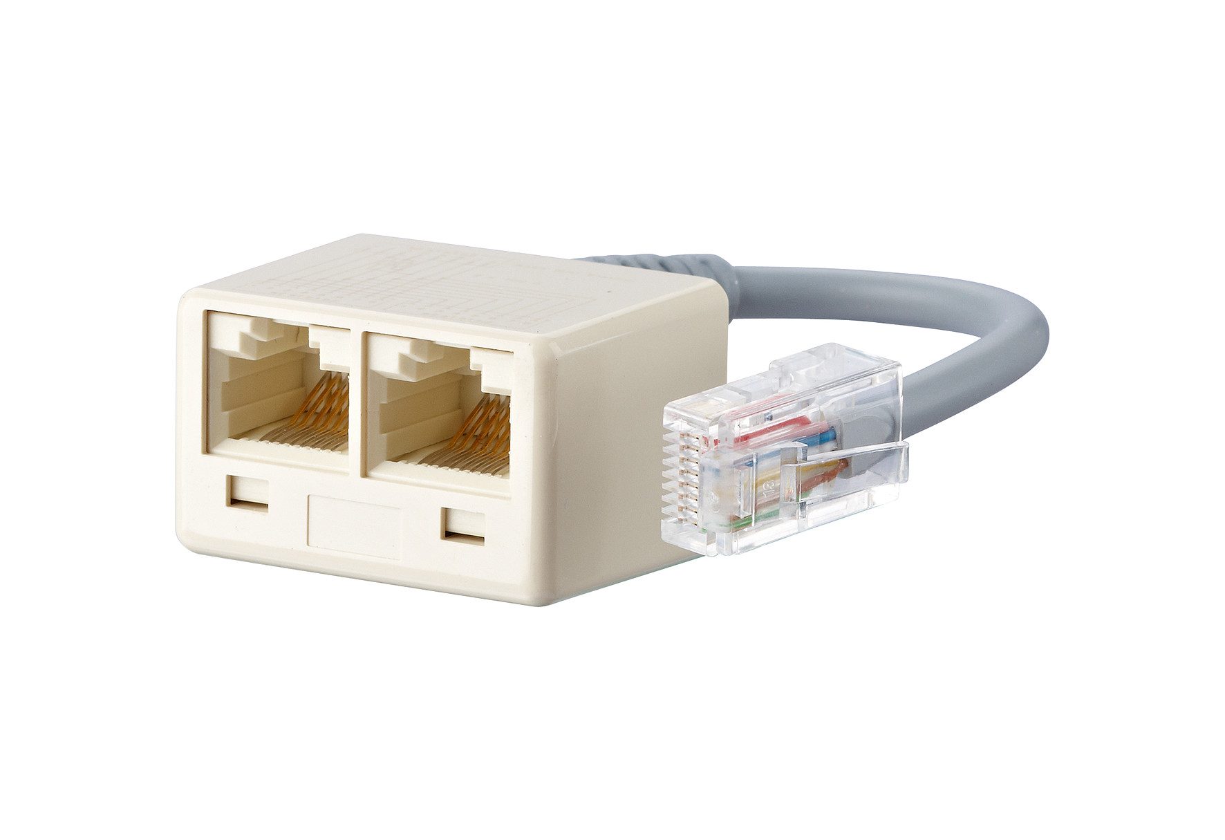 Metz Connect METZ CONNECT ISDN-Adapter 2xWE8-R 0,1m Computer-Kabel