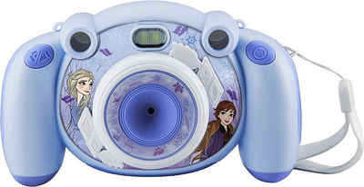 eKids Eiskönigin Kinder-Kamera mit Foto- & Videofunktion, Kindgerechter digitaler 2MP Fotoapparat mit coolen Sticker- & Bearbeitungsfunktionen, Für Mädchen ab 3 Jahren Kinderkamera