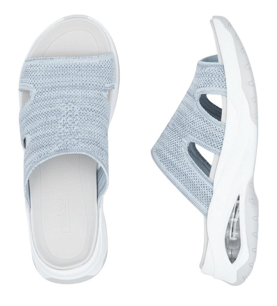 Rieker W3150 blau/weiss Damen Sandale günstig online kaufen