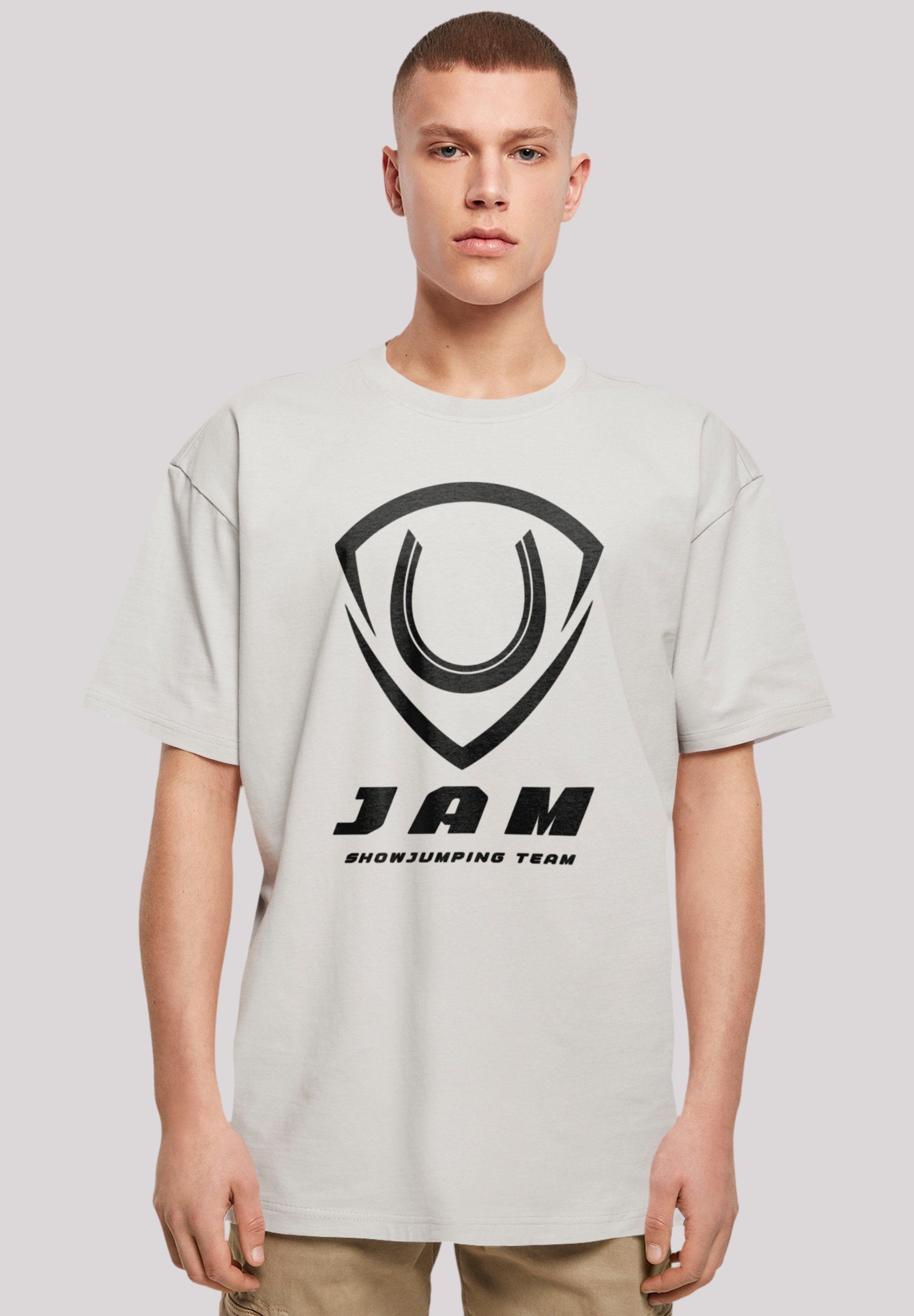 F4NT4STIC T-Shirt JAM Showjumping Print lightasphalt