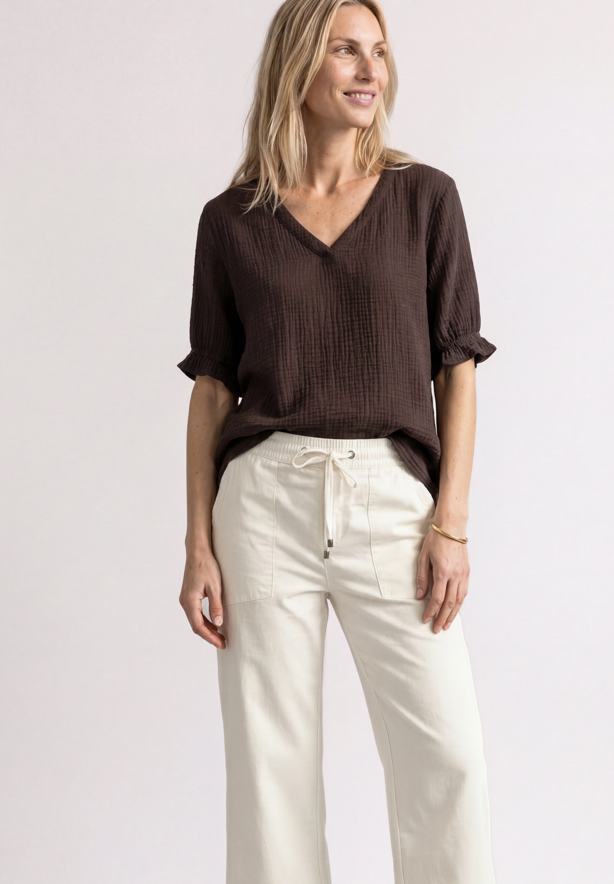 STREET ONE Shirtbluse aus reiner Baumwolle