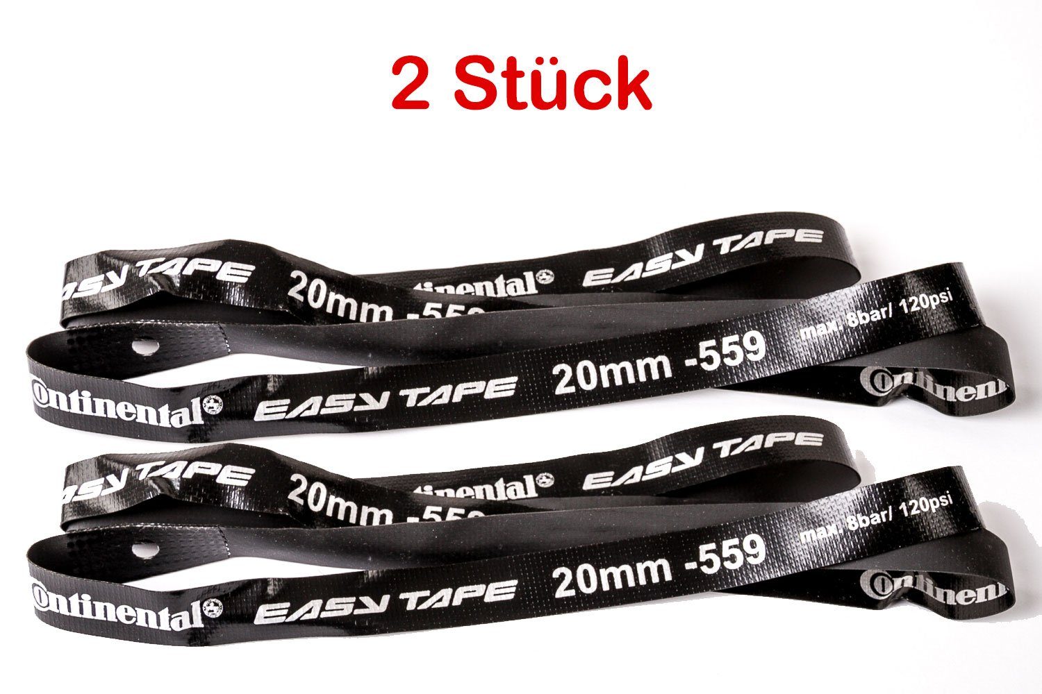 CONTINENTAL Fahrrad-Laufrad 2 Stück 26 Zoll Continental Felgenband Easy Tape