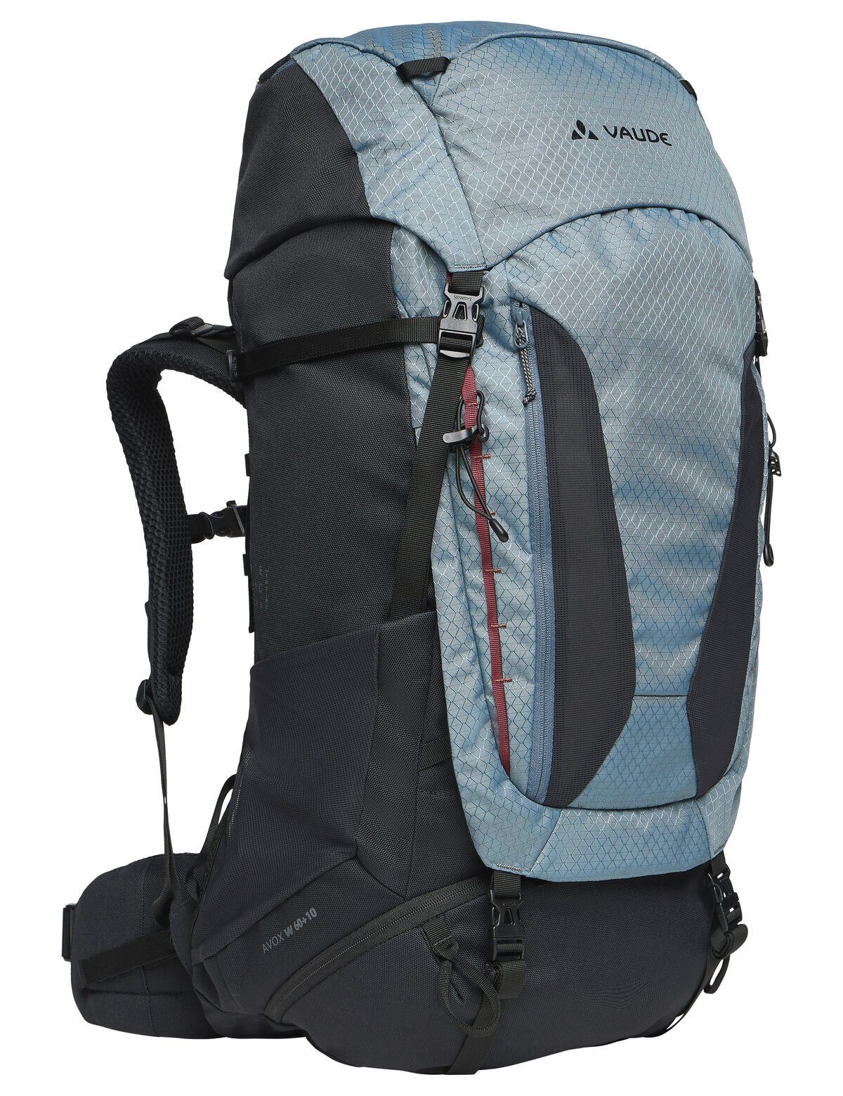 VAUDE Trekkingrucksack Women's Avox 60+10, Damen Rucksack für anspruchsvolles Trekking, 60+10 Liter