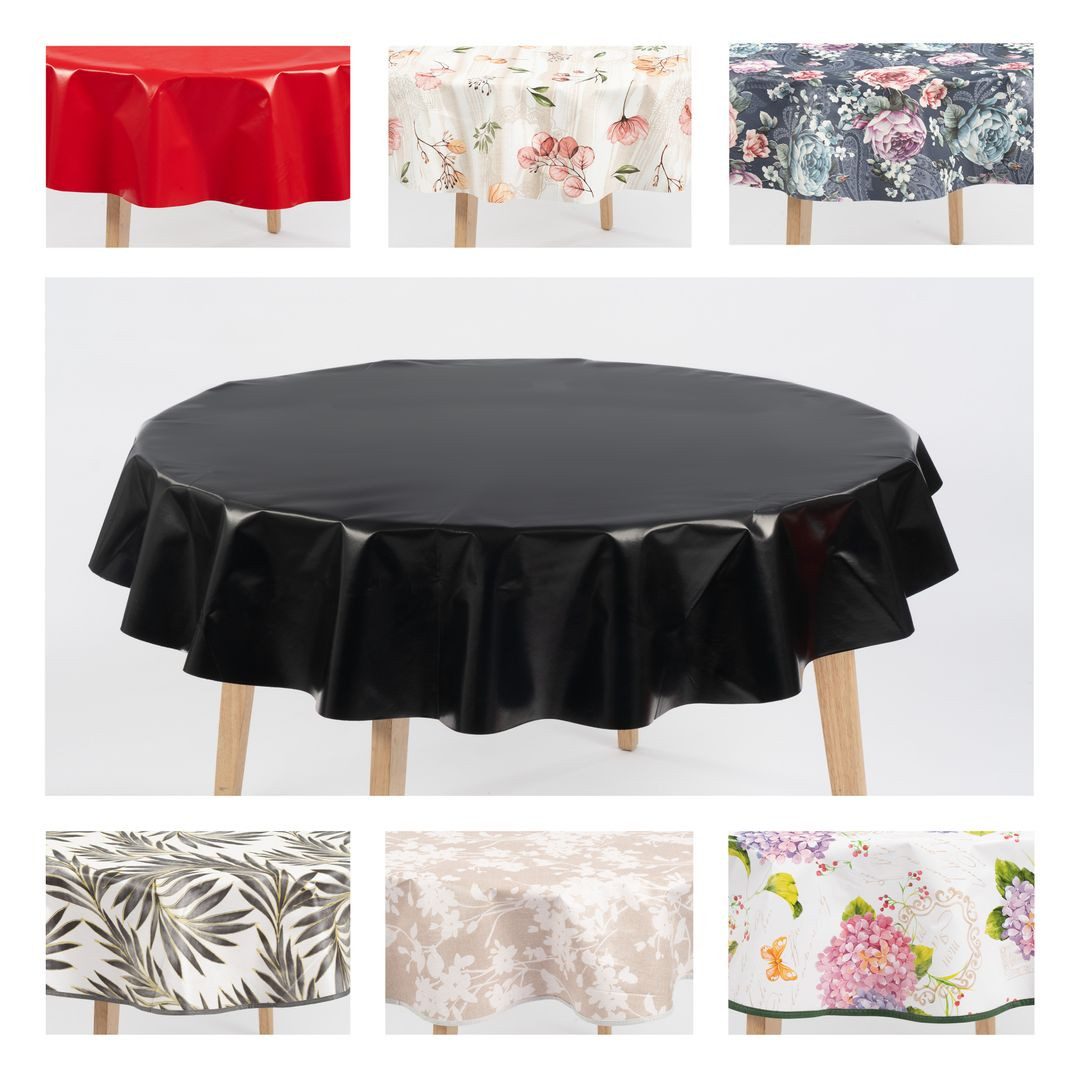 laro Tischdecke 140cm rund Wachstuchtischdecke mit günstig online kaufen