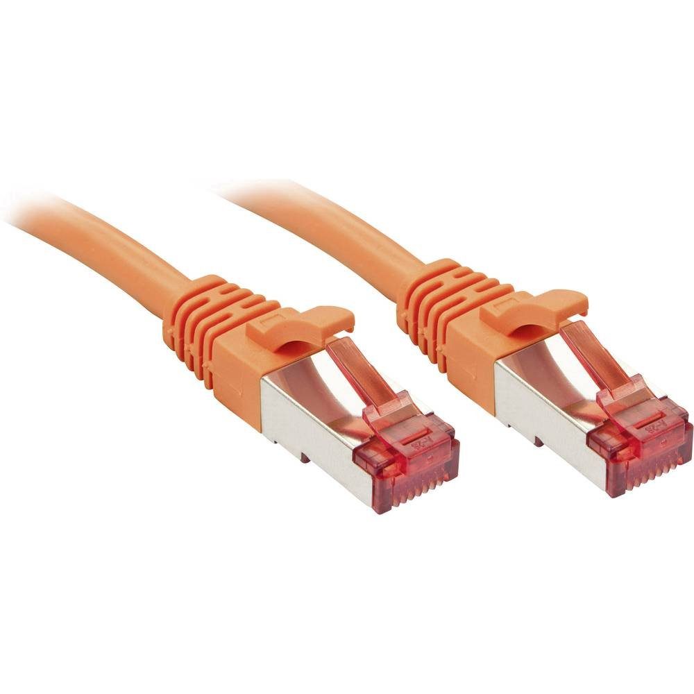 Lindy Cat.6 S/FTP Kabel,0.5m LAN-Kabel, (0.50 mit Rastnasenschutz cm)