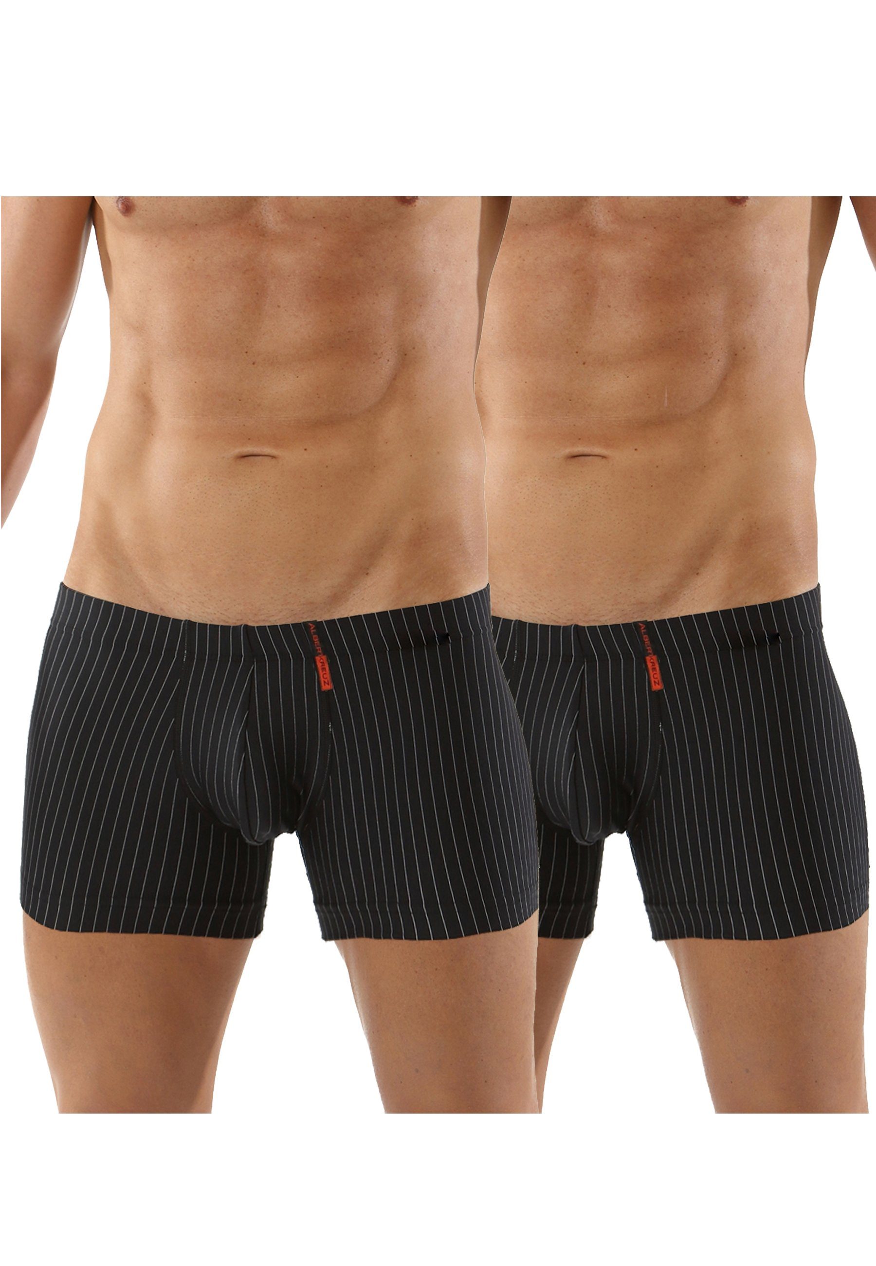 Albert Kreuz Boxershorts Boxershorts eng anliegend Doppelpack atmungsaktiv (1-St)