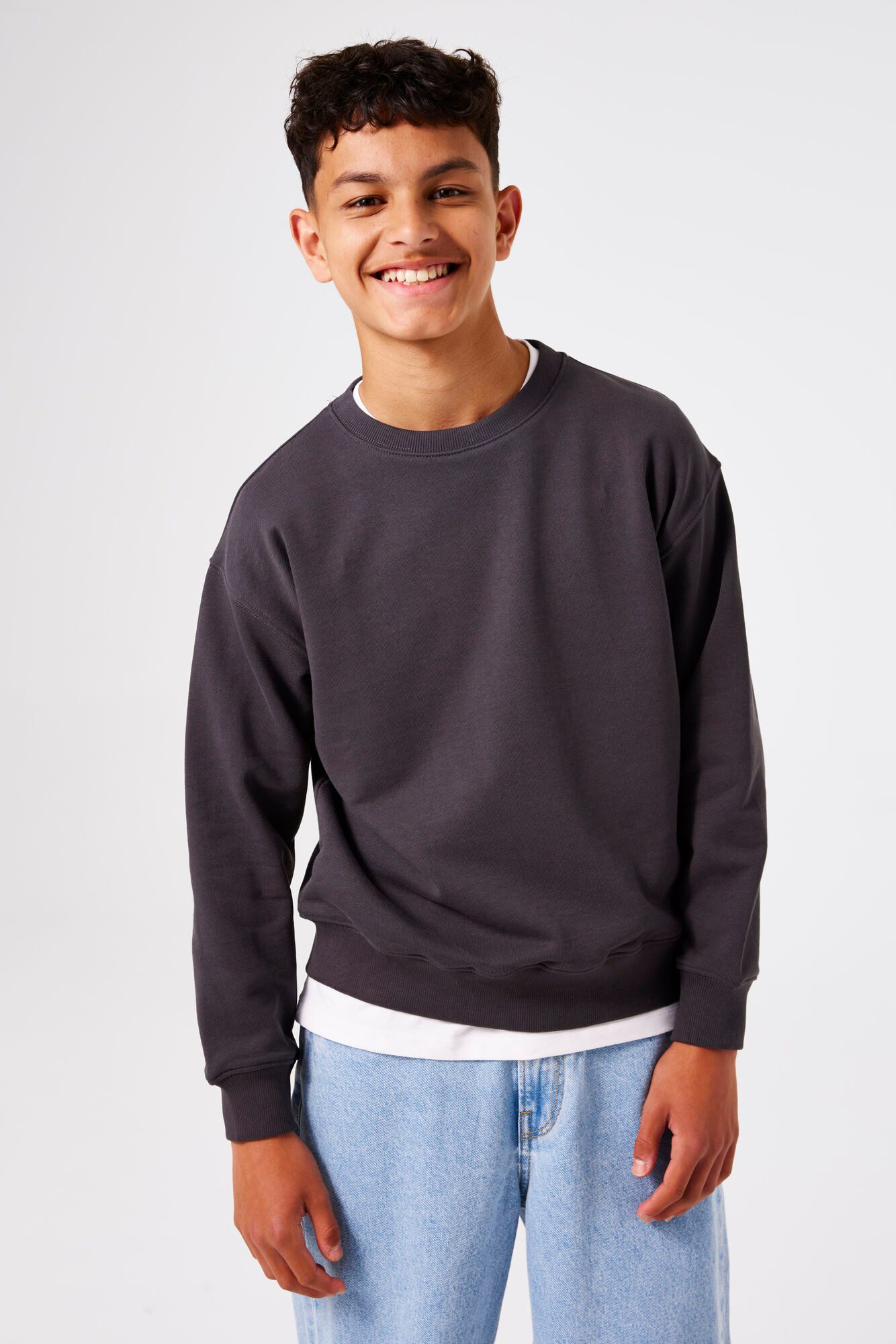 Garcia Sweater mit Rippbündchen