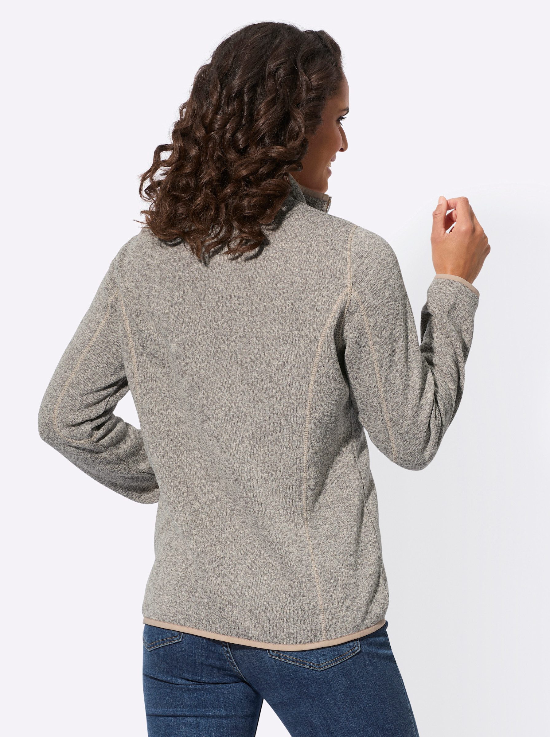 Witt Fleecejacke Strickfleece-Jacke günstig online kaufen