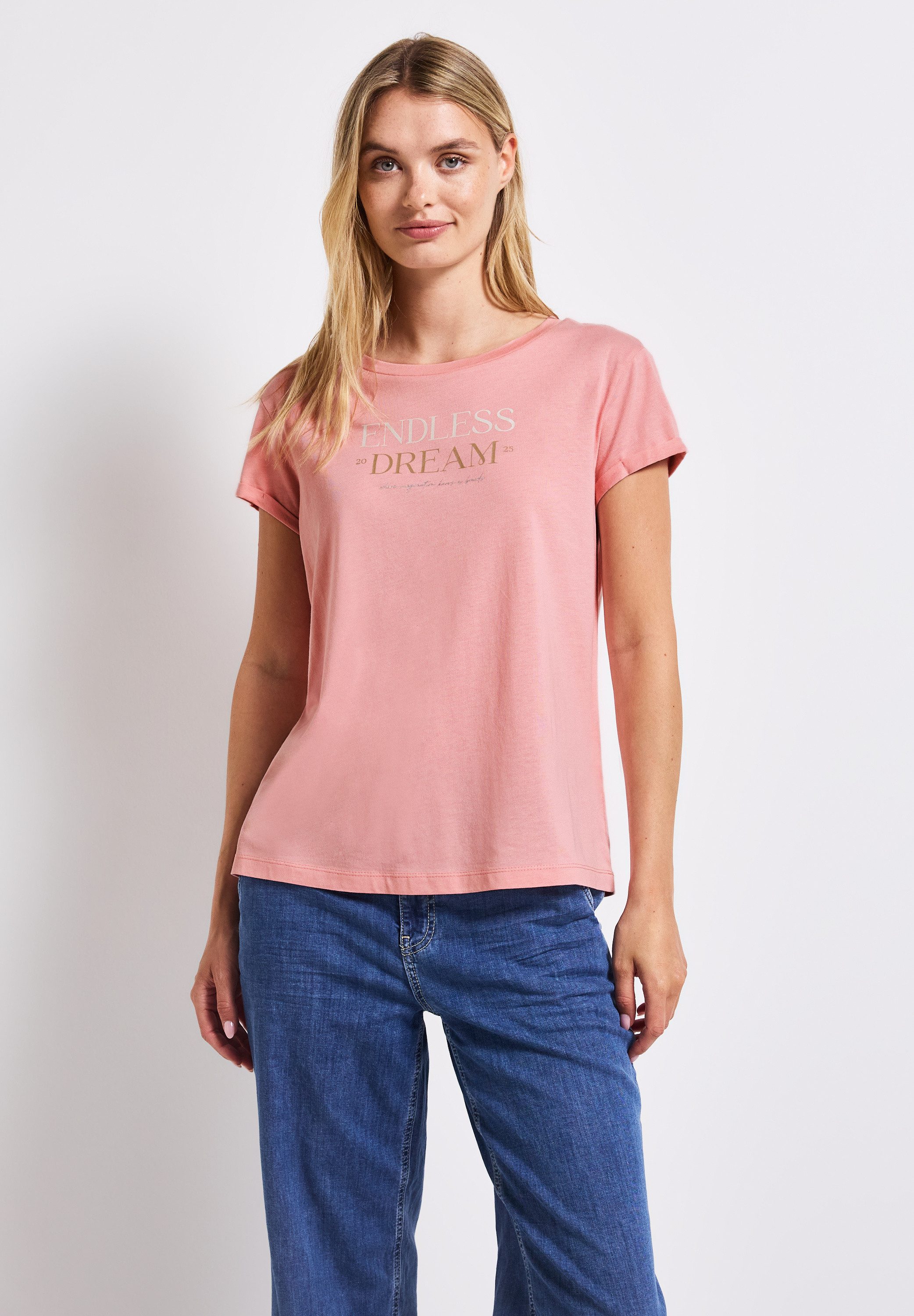 STREET ONE T-Shirt, mit Rundhalsausschnitt günstig online kaufen