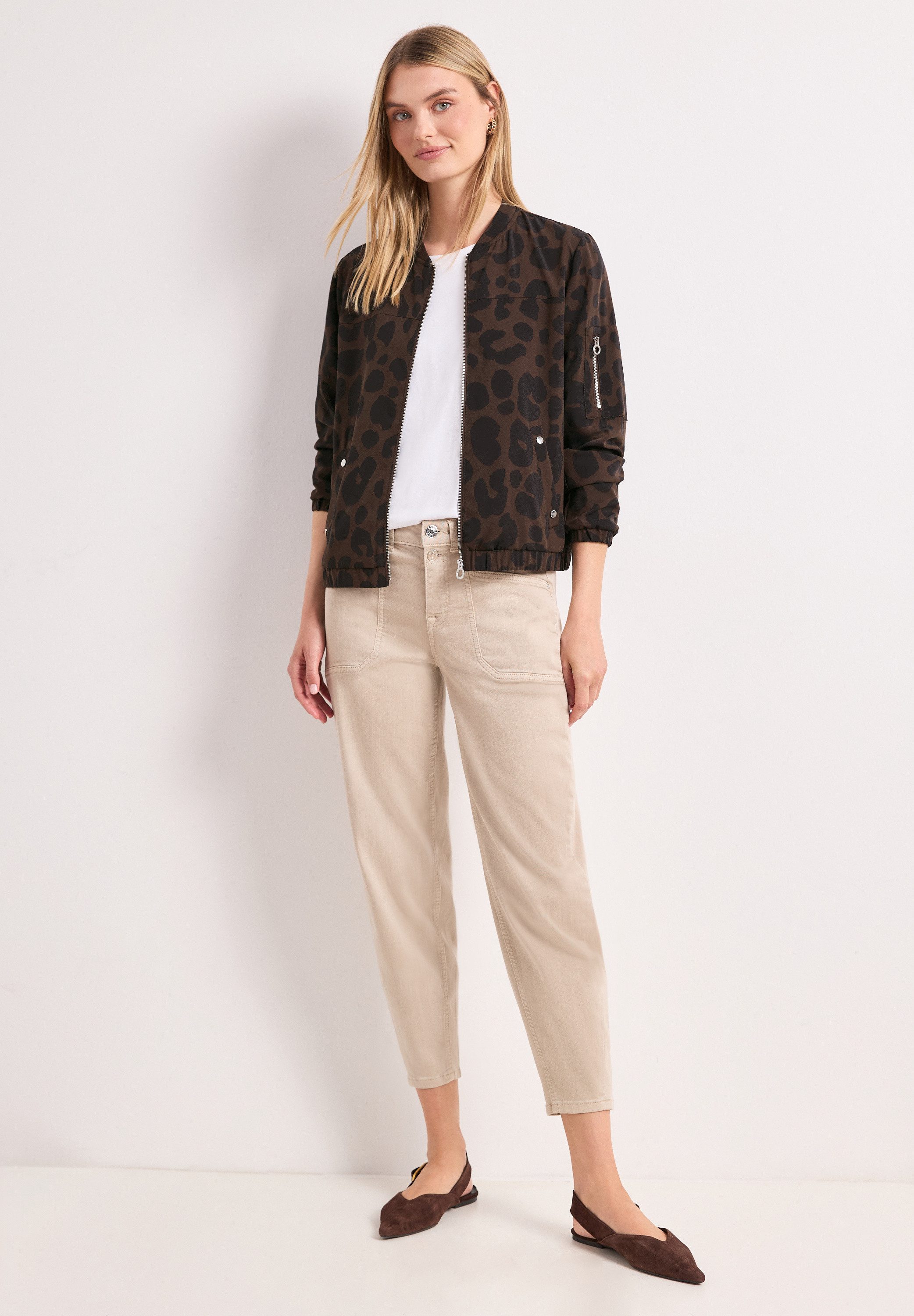 STREET ONE Blouson aus softem Materialmix