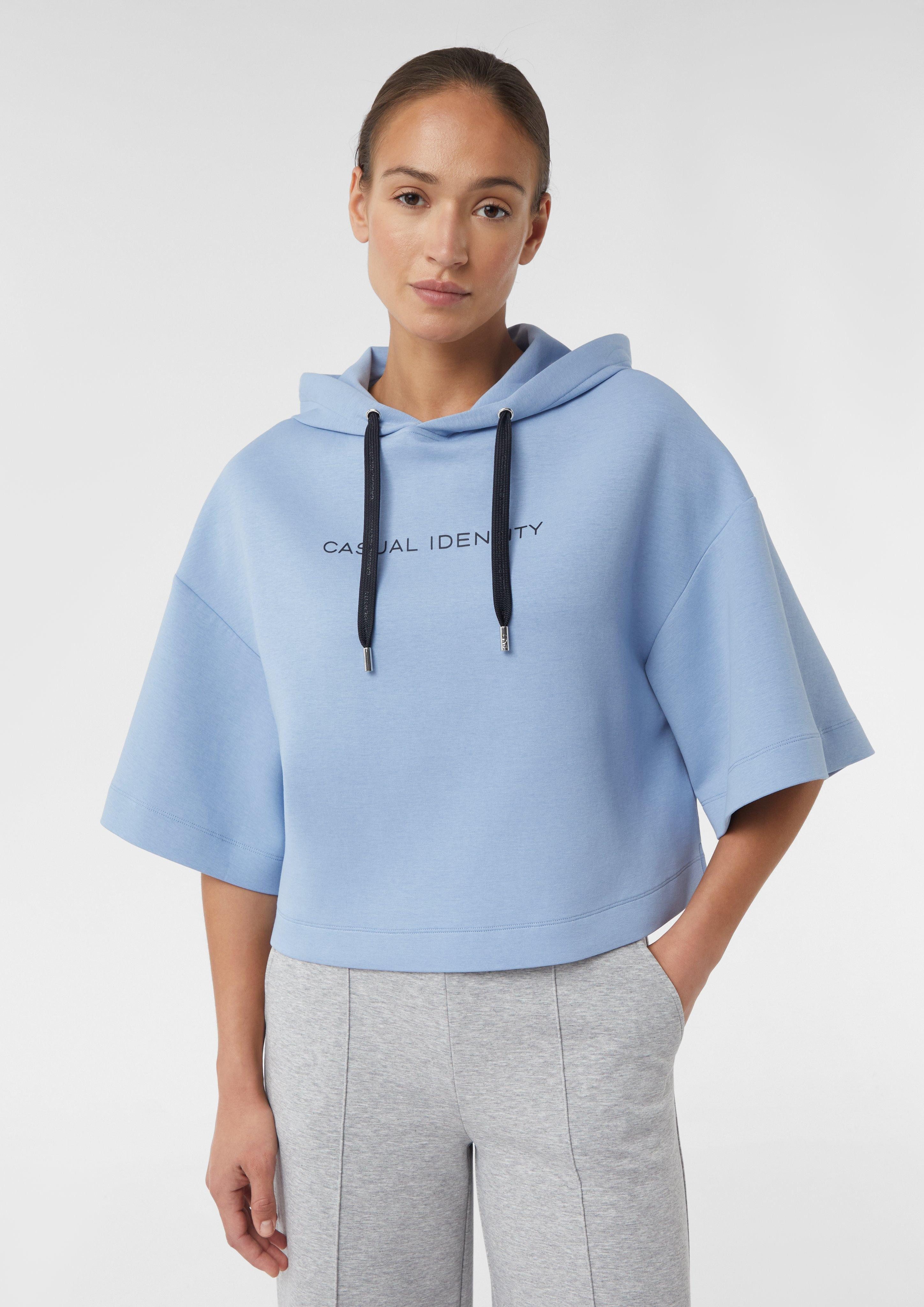 comma casual identity Kurzarmshirt Oversize-Sweatshirt mit günstig online kaufen