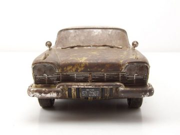 GREENLIGHT collectibles Modellauto Plymouth Belvedere Tulsa Oklahoma Tulsarama 1957 gold weiß verschmutzt, Maßstab 1:24