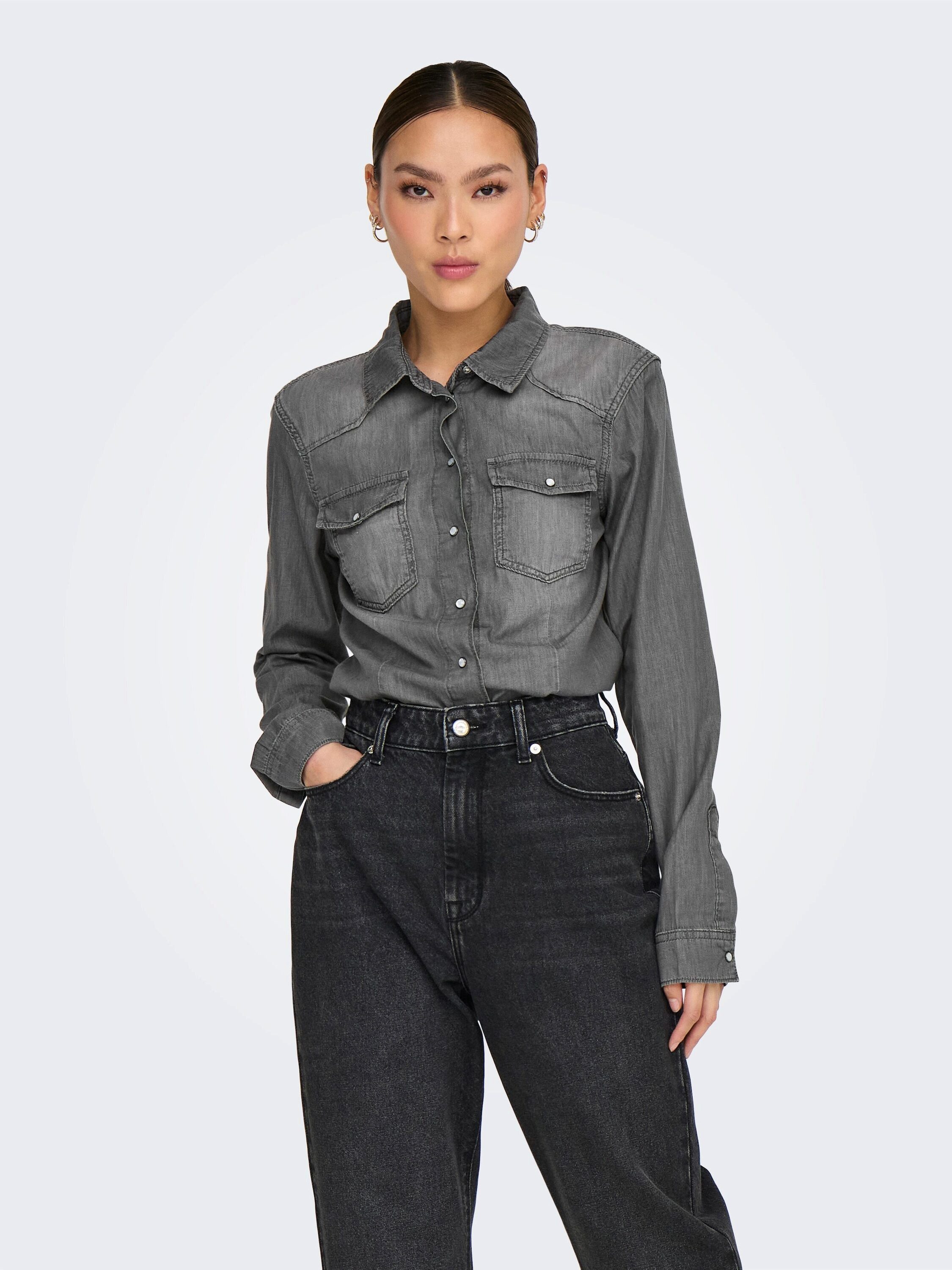 ONLY Langarmbluse ONLAlice (1-tlg) Plain/ohne Details
