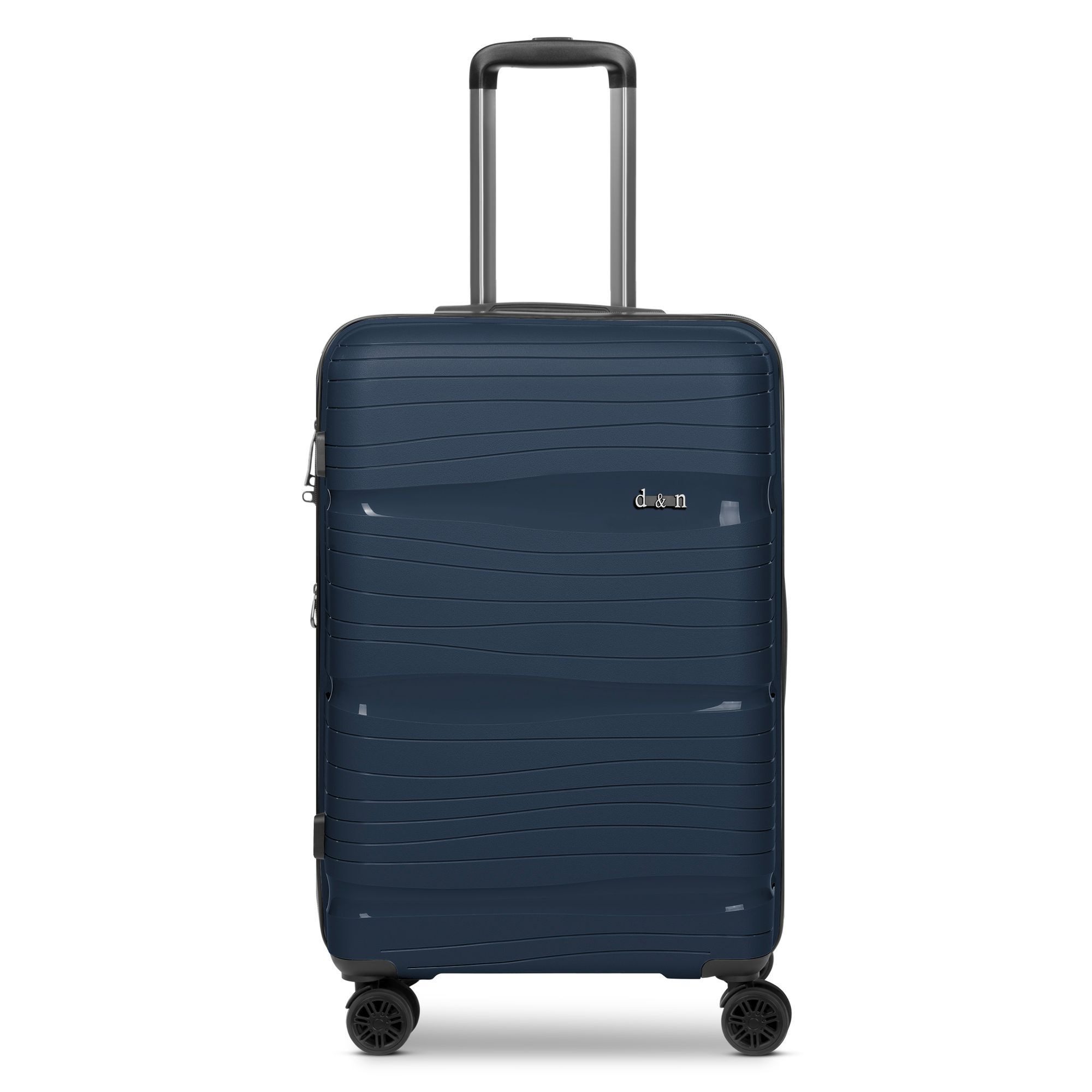 D&N Hartschalen-Trolley Travel Line 4300-Plus, 4 Rollen, Polypropylen