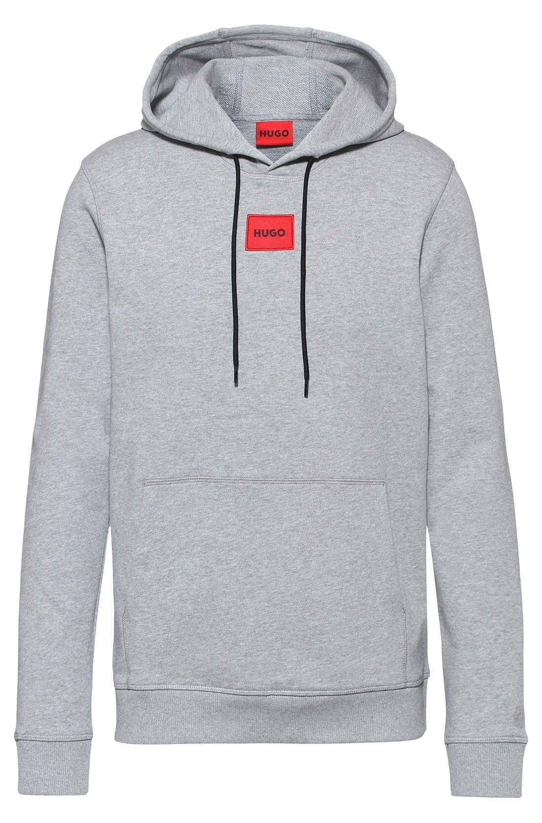 HUGO Sweatshirt Herren Kapuzen-Sweatshirt - Daratschi214, Grau Hoodie