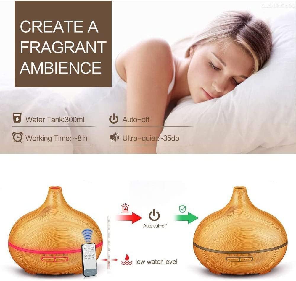 ibettertec Diffuser Aroma Diffuser, 550ml, Aroma Ultraschall-Vernebler Luft günstig online kaufen