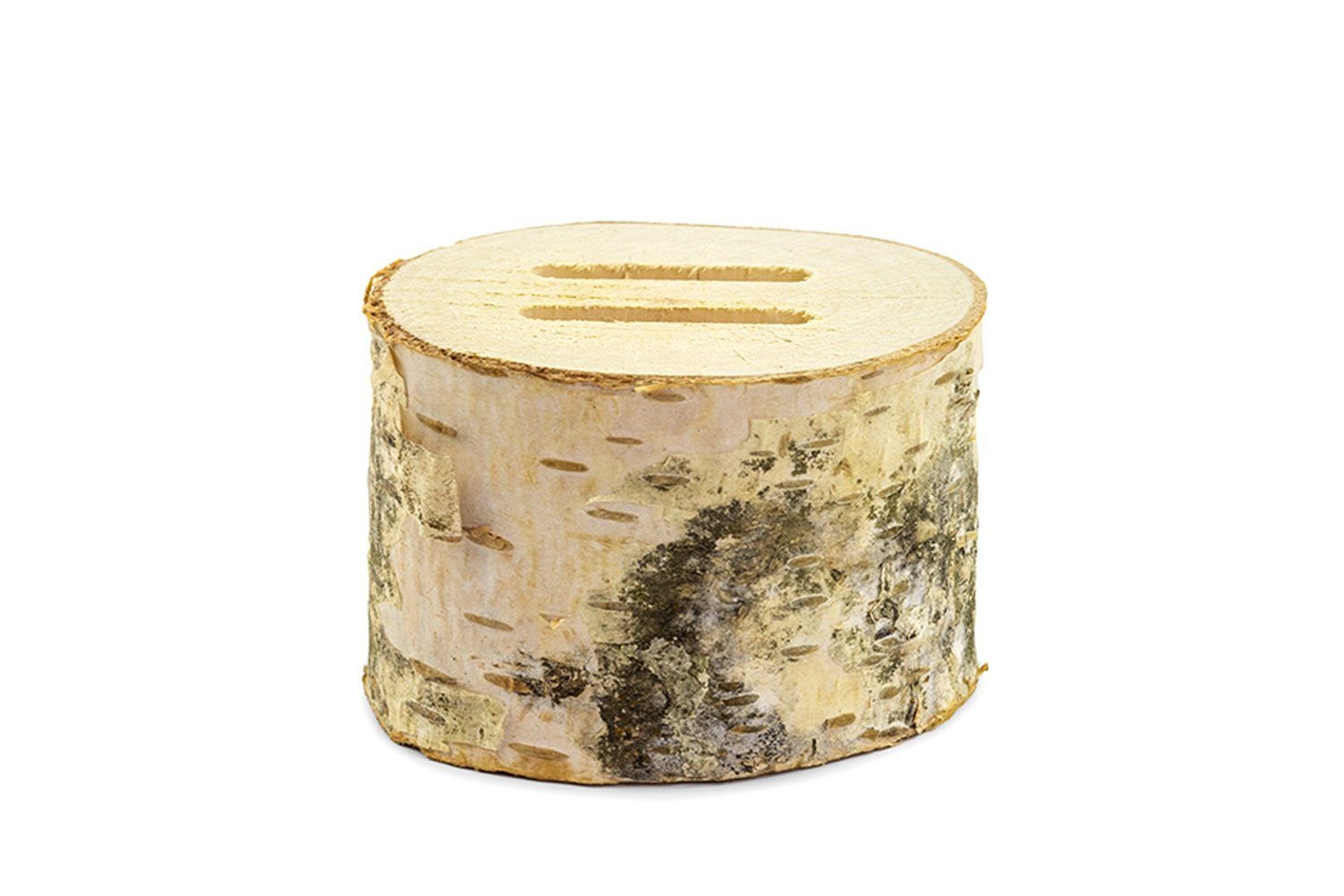 partydeco Ringkissen, Ringkissen Holz / Baumscheibe 6cm Natur