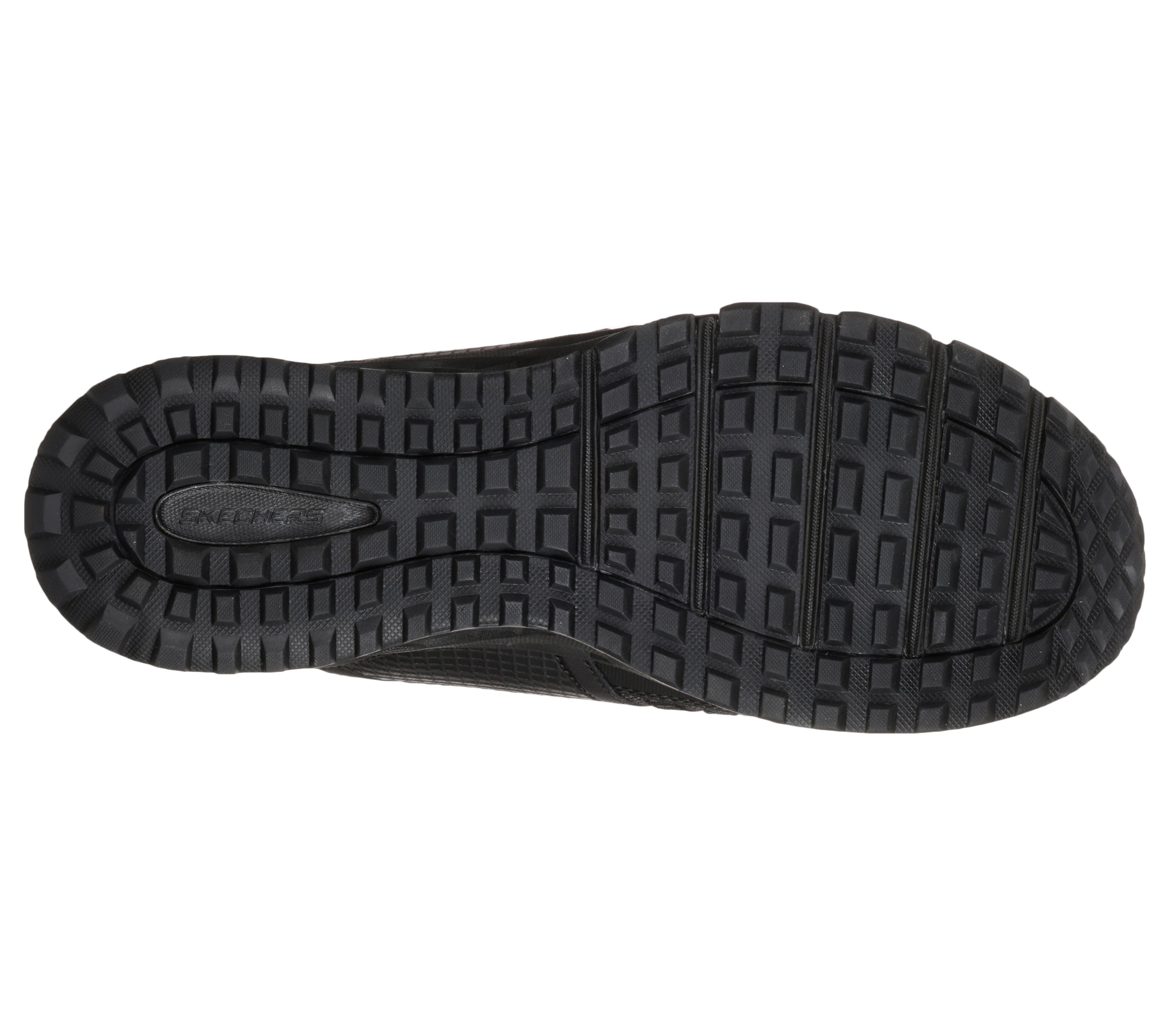 wasserabweisendem mit Skechers Escape Plan Material Sneaker schwarz