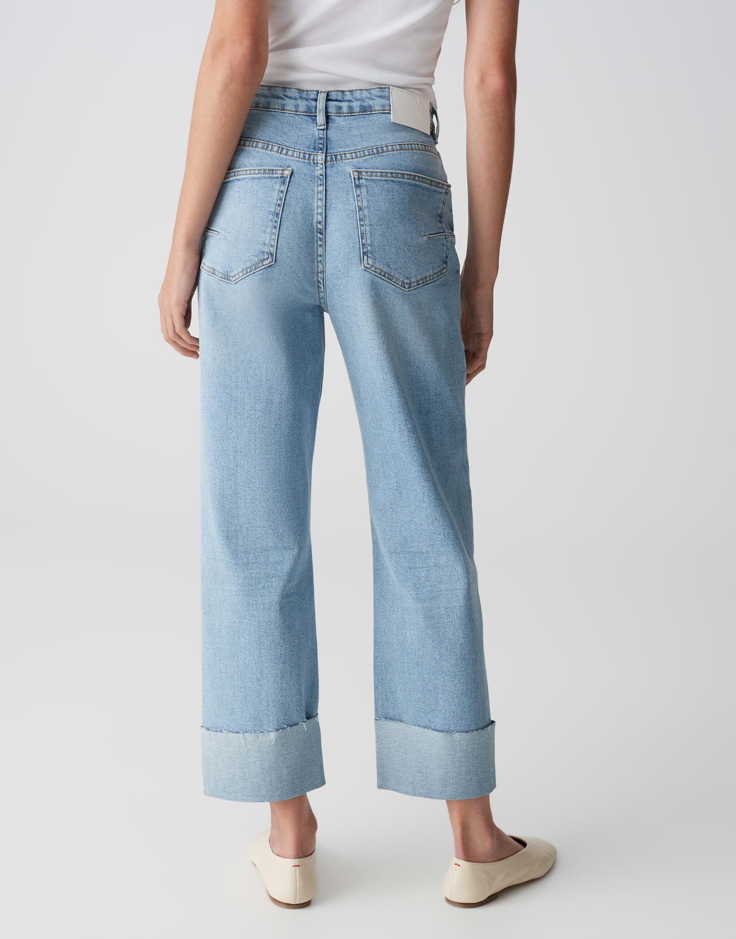OPUS Boyfriend-Jeans LANI TURN UP Mid Rise aus Spanish Cotton Mix