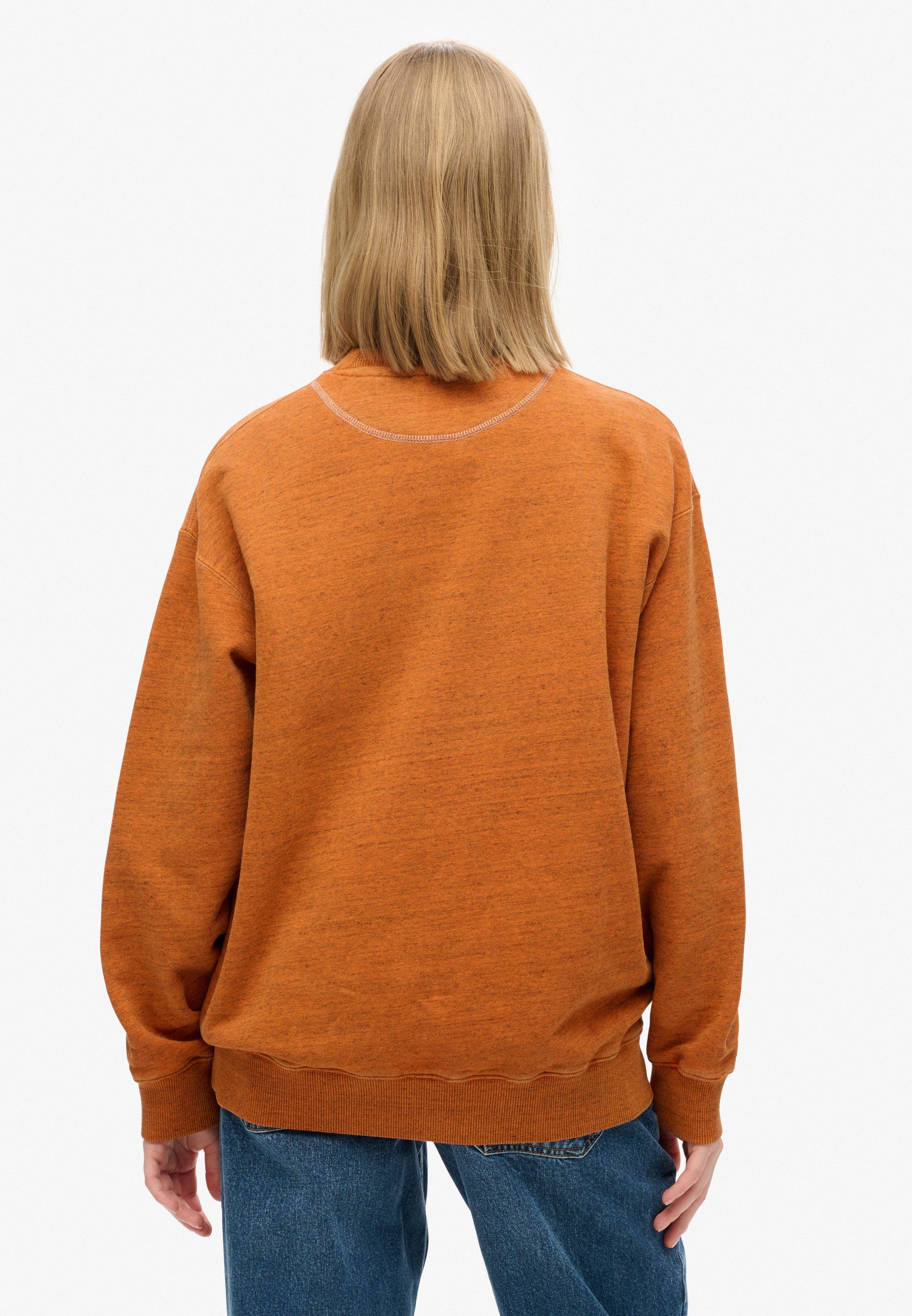 Superdry Sweatshirt ESSENTIAL LOGO OVERDYED SWEAT günstig online kaufen
