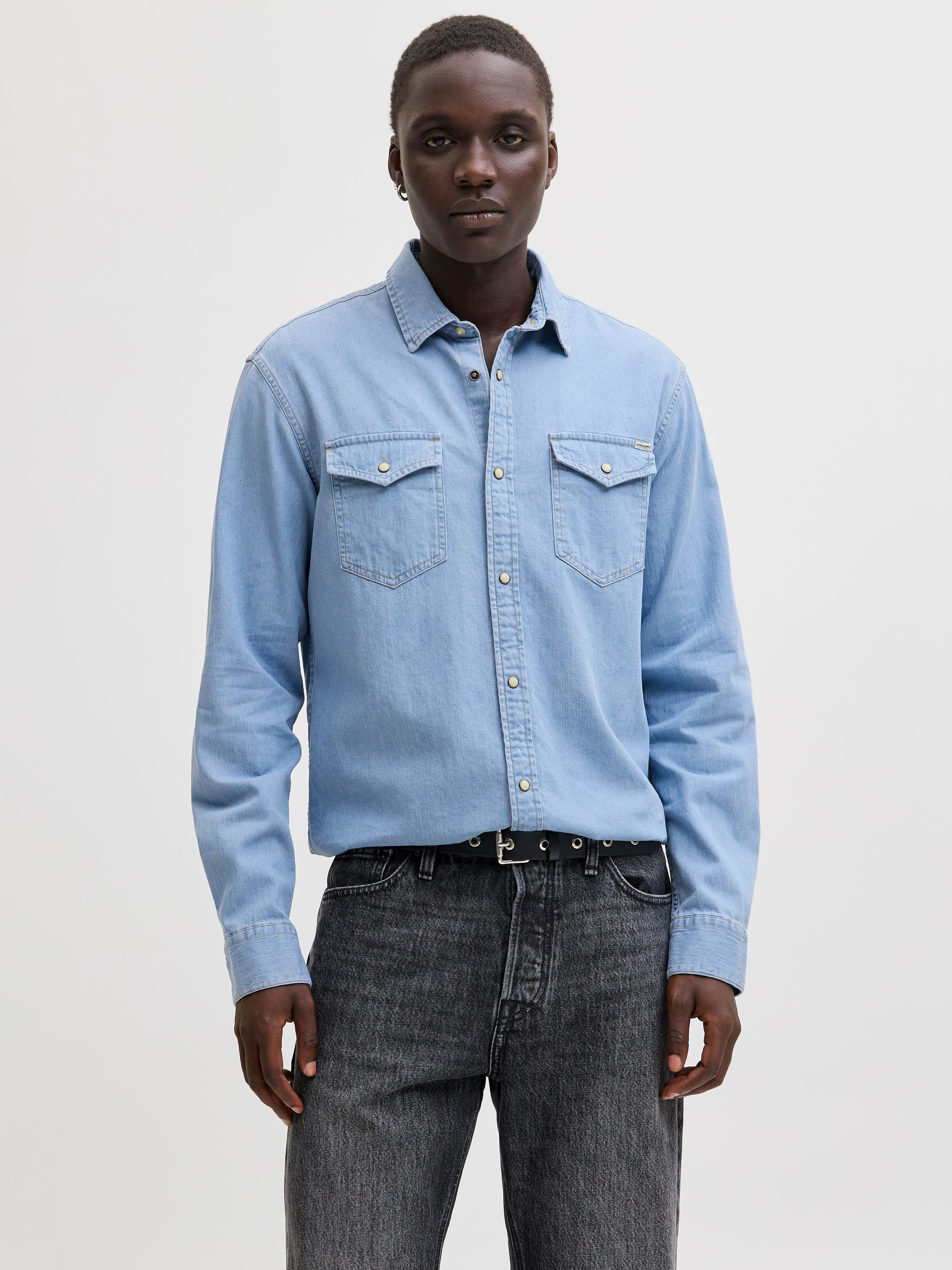Langarmhemd JJESHERIDAN SHIRT L/S NOOS