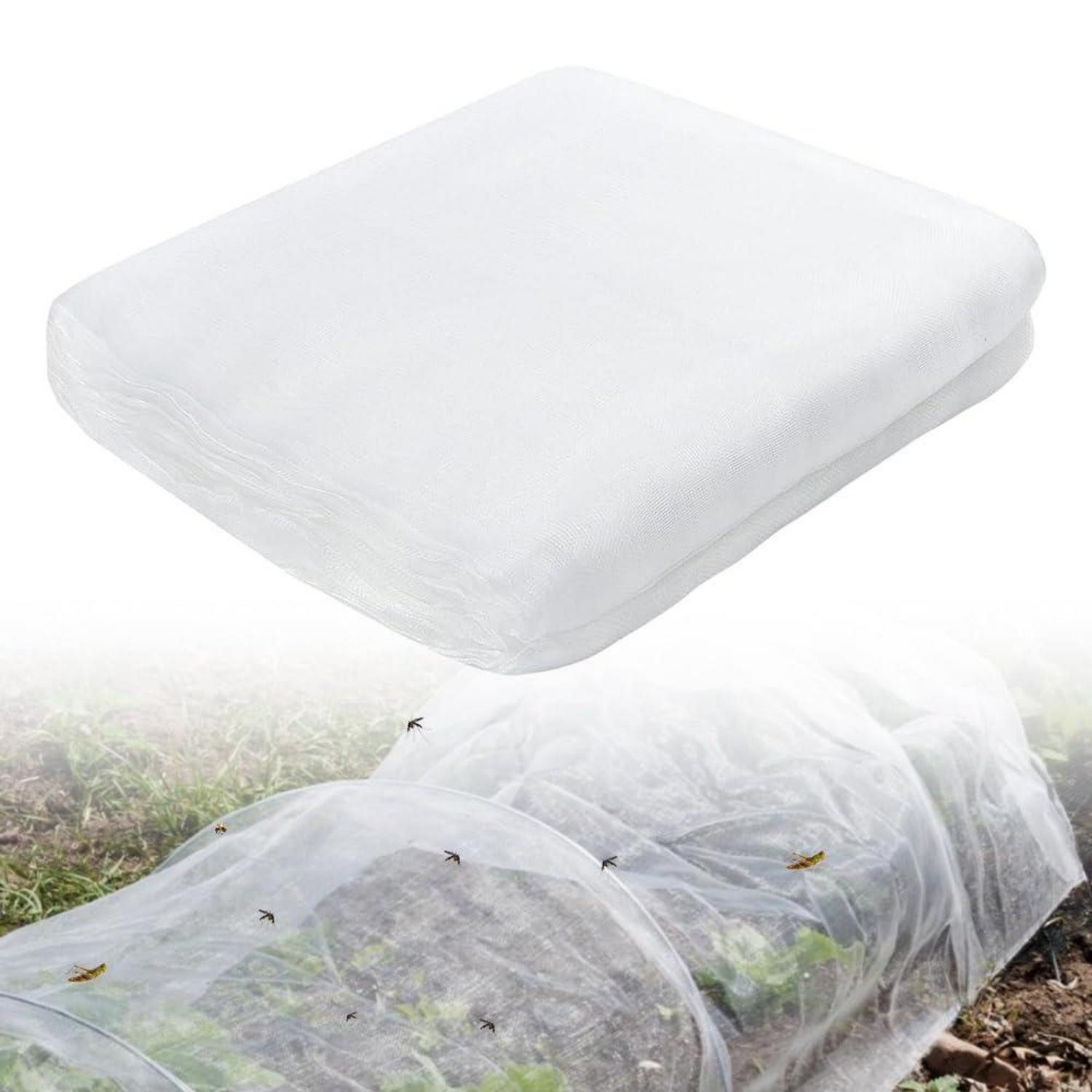 LuxusKollektion Schutznetz Insektenschutznetz 2.5x10m Feinmaschig Gartennetz, BxL: 2.5x10 m, (1-St)