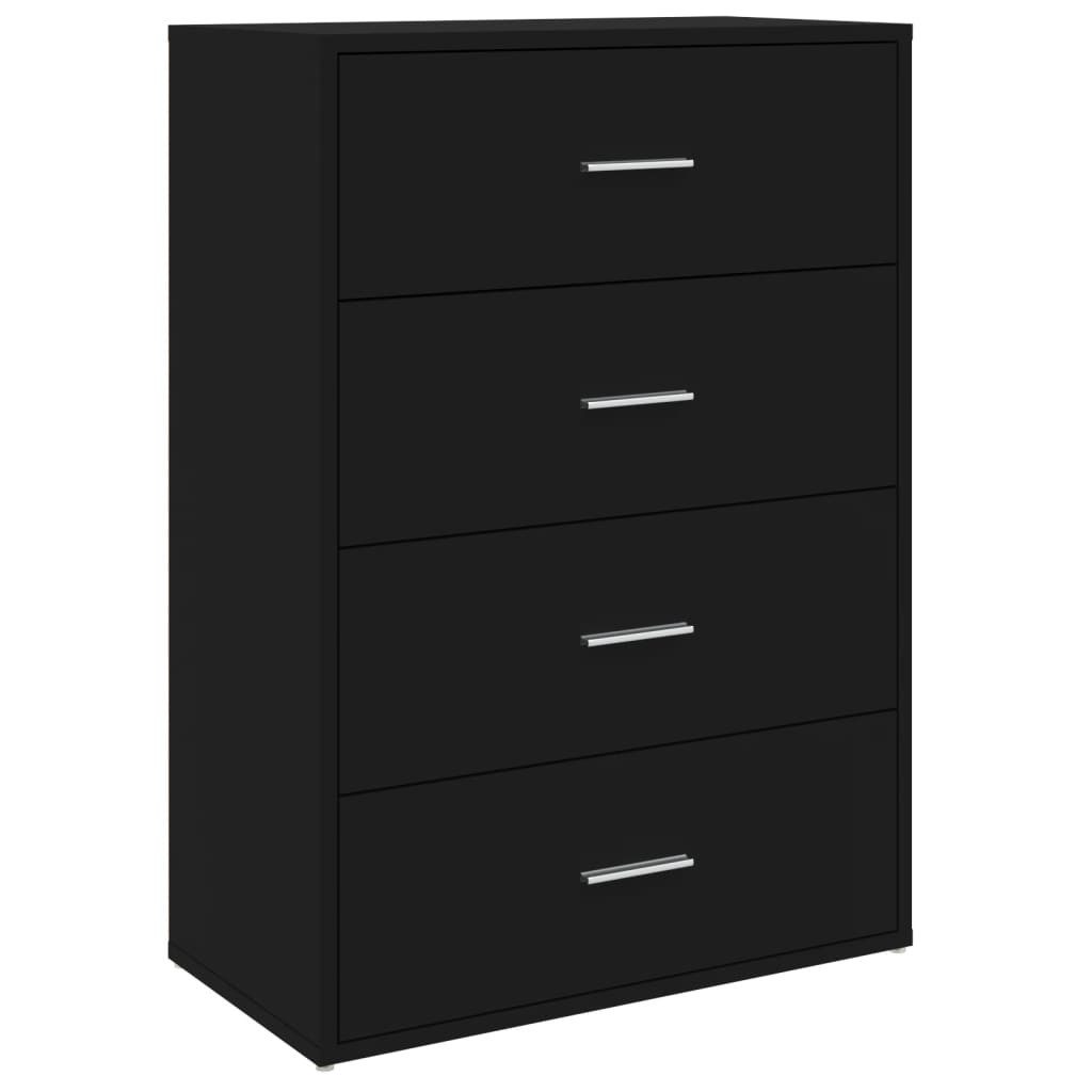 vidaXL Sideboard Sideboard Schwarz 60x31x84 cm günstig online kaufen