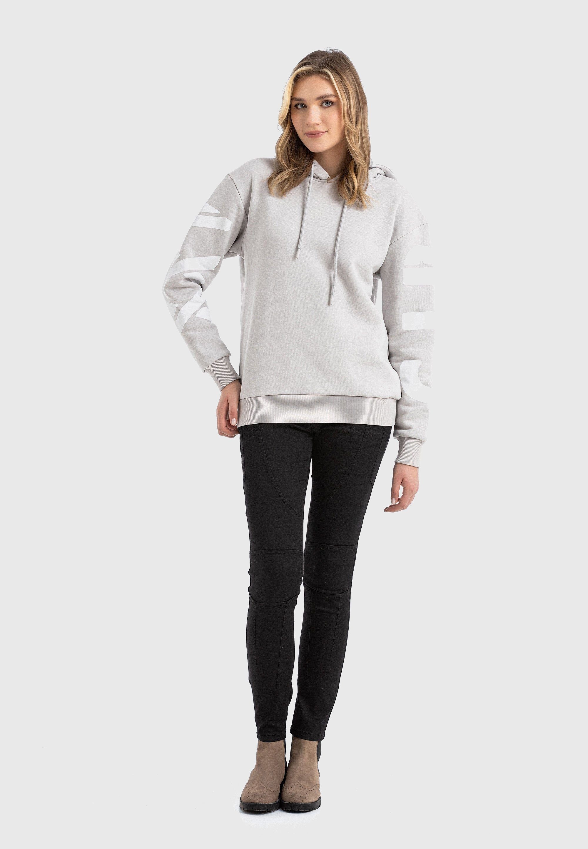 Cipo & Baxx Sweatshirt HOODIE SWEATSHIRT (1-tlg) modisches Design mit hohem Tragekomfort