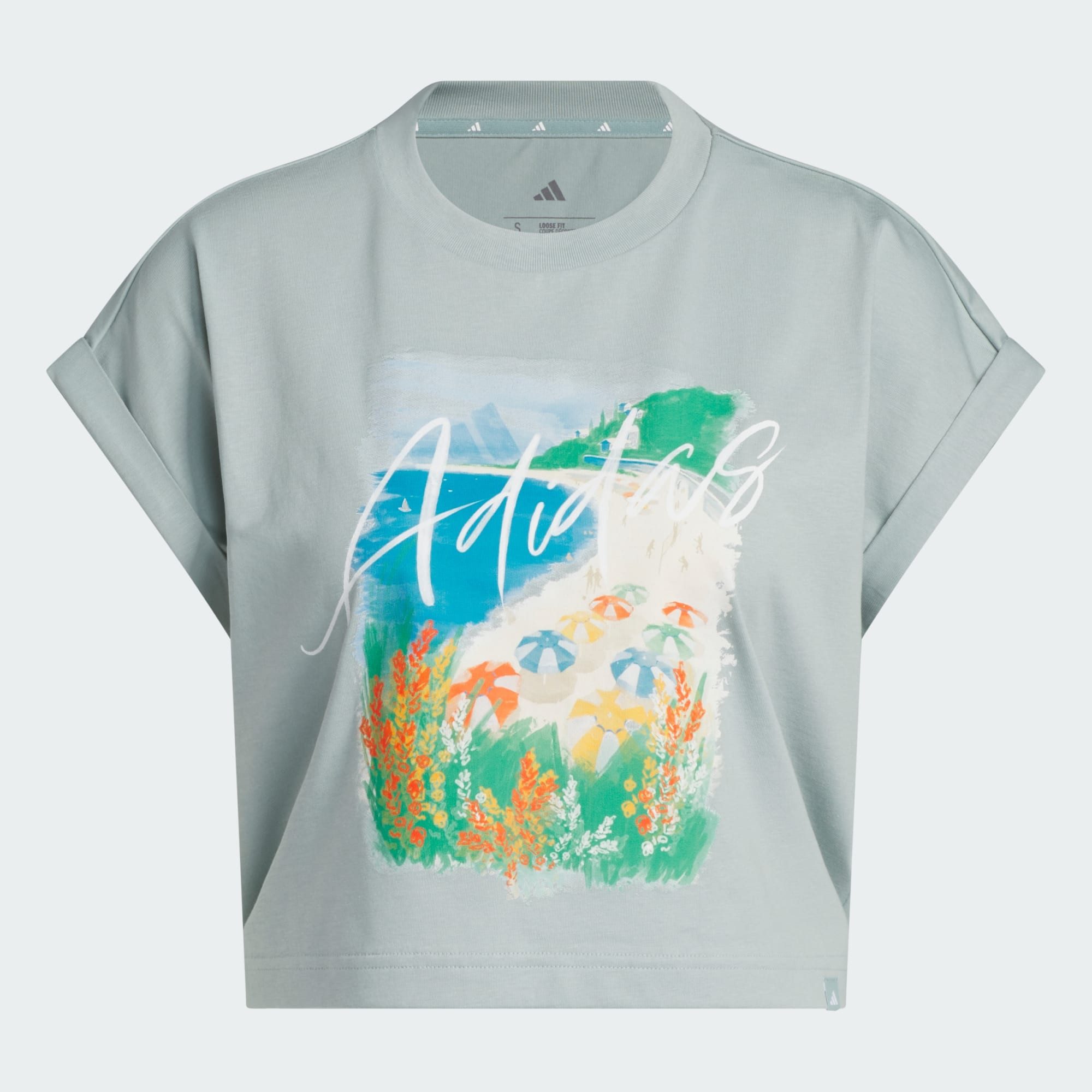 adidas Sportswear T-Shirt SUMMER ROMANCE GRAPHIC T-SHIRT (1-tlg)
