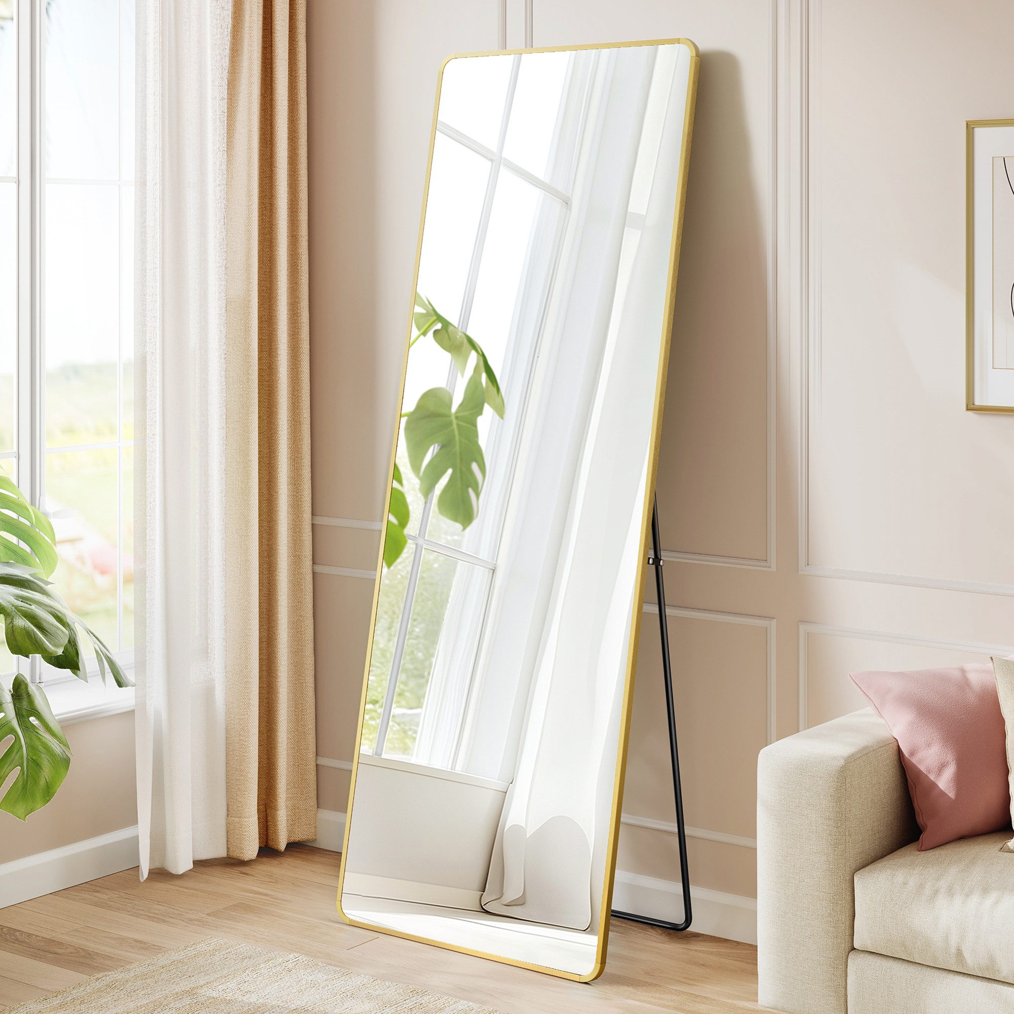 SONGMICS Standspiegel, Ganzkörperspiegel, 160 x 50 günstig online kaufen