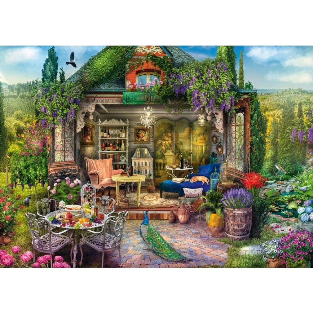 Schmidt Spiele Puzzle GartenhausglüCk In Den Weinbergen (1000 Teile), Puzzl günstig online kaufen