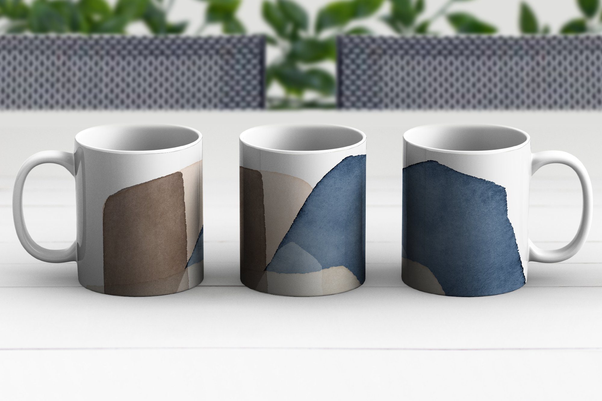 Teetasse, Teetasse, Kunst Tasse - Aquarell MuchoWow - - Abstrakt Keramik, Geschenk Becher, Kaffeetassen, Design,