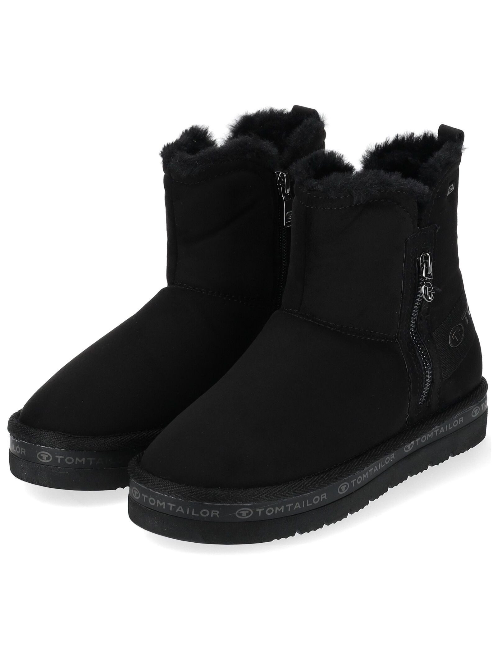 TOM TAILOR Tom Tailor Stiefelette Lederimitat/Textil Stiefelette