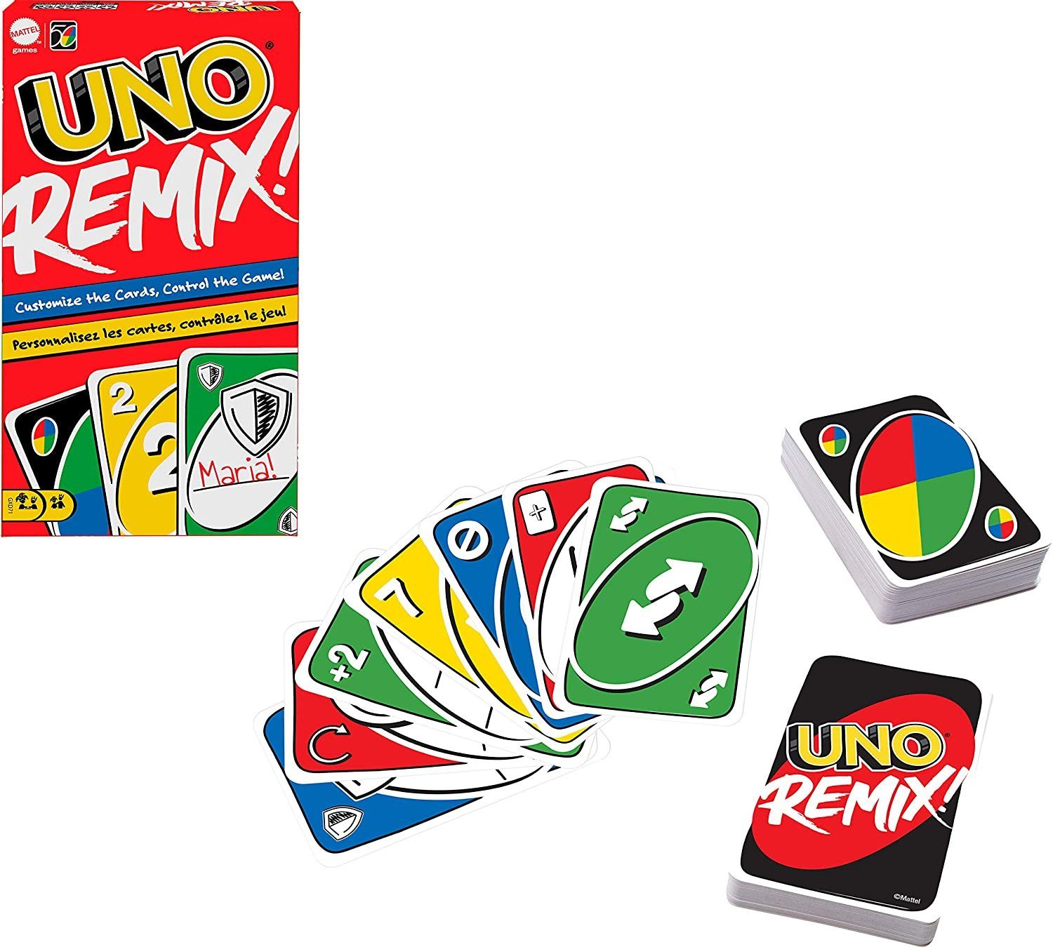 Mattel games Spiel UNO Remix, Kartenspiel