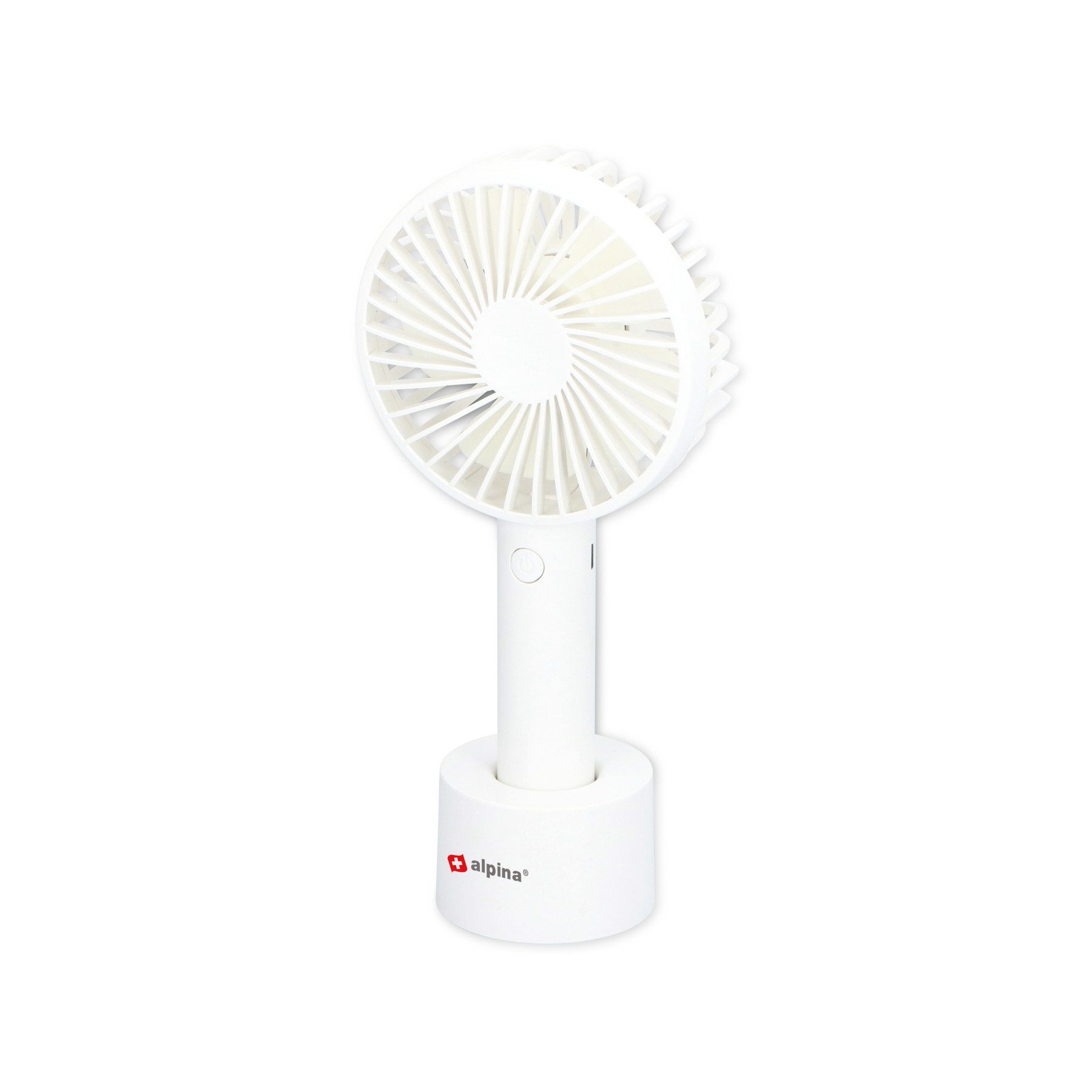 Alpina Handventilator ALPINA Mini-Ventilator, 1200 mAh, USB, weiß